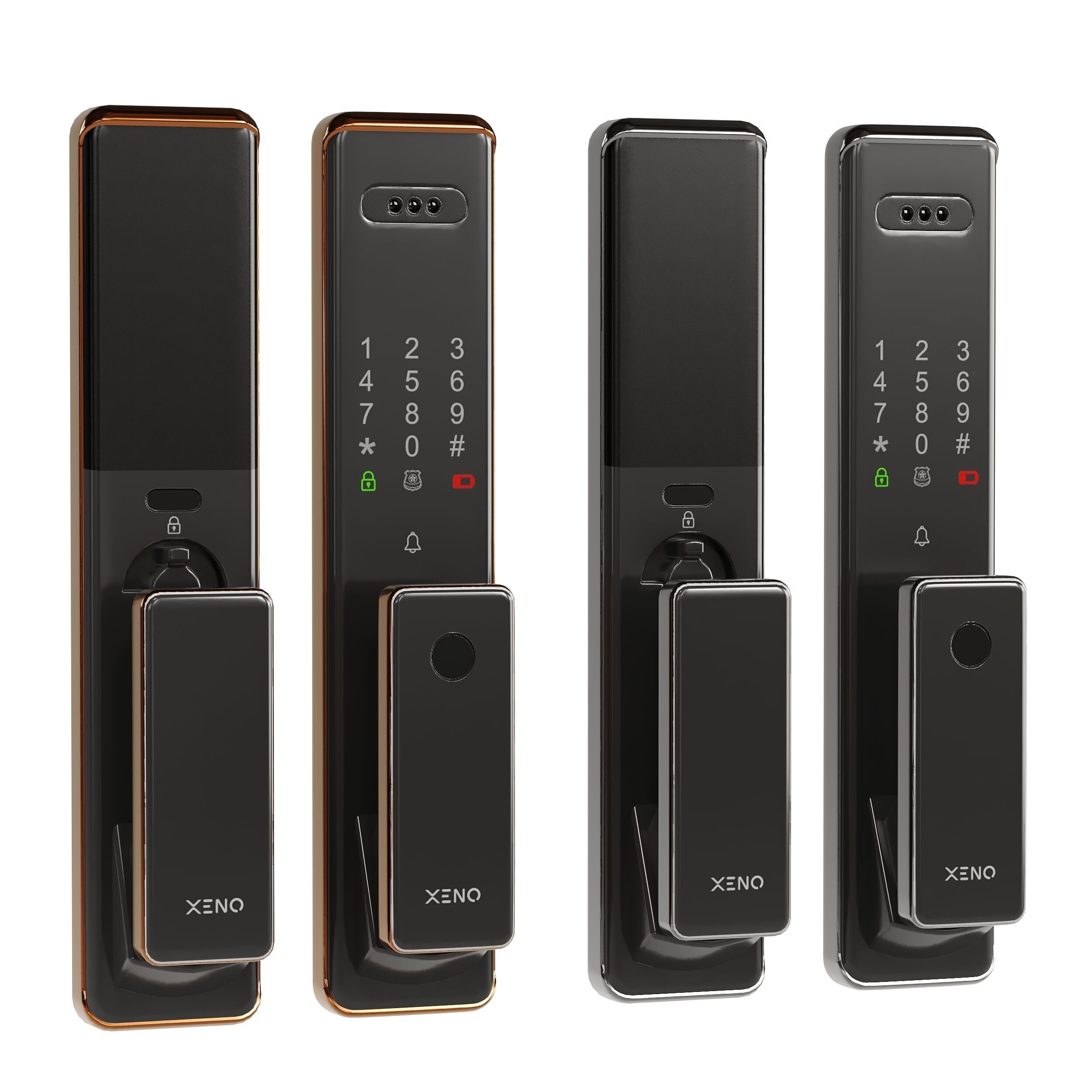 Intercom And Security Set 8 Aqara And Xeno Low-poly 3D model_3