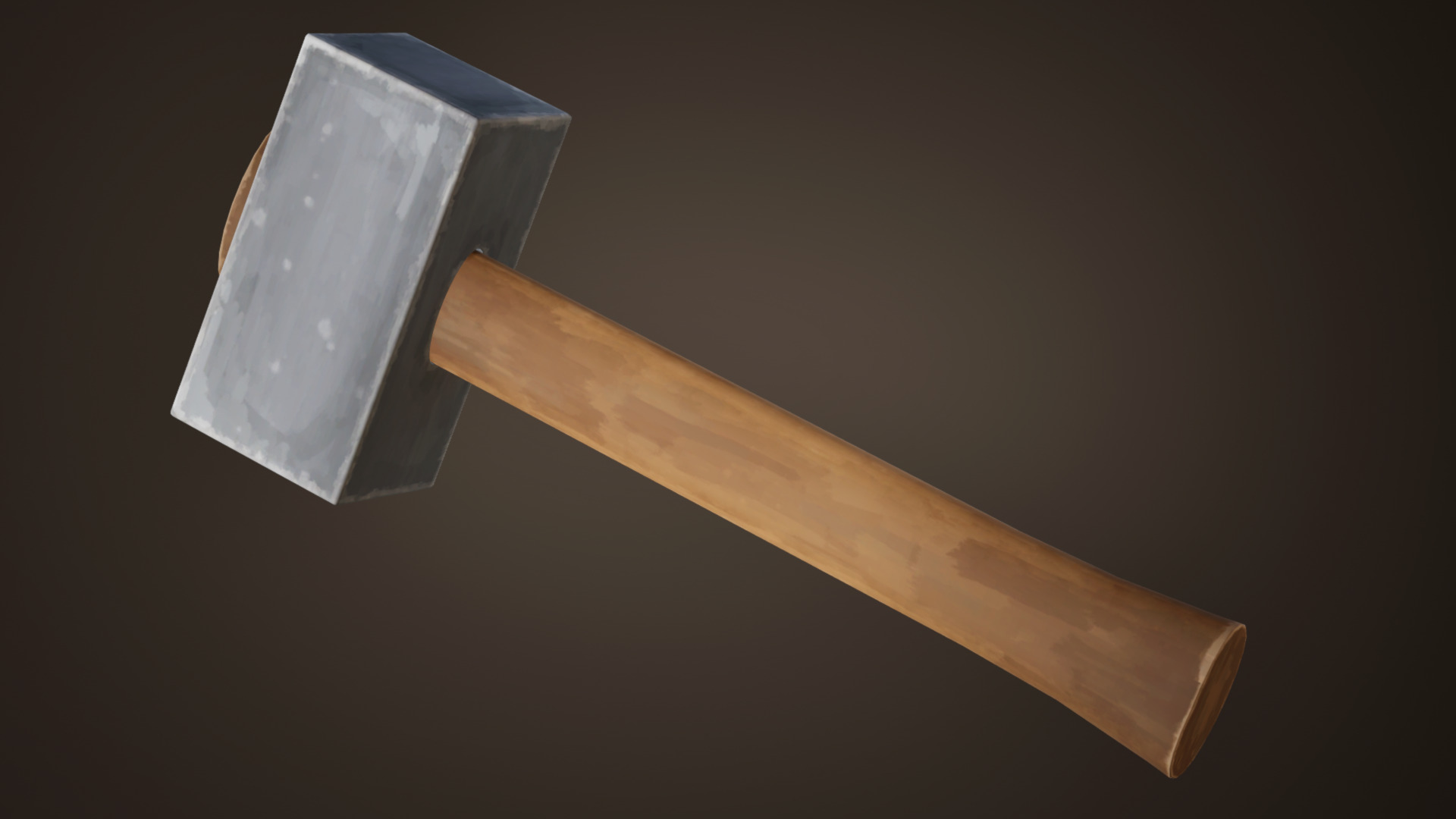 Tool Pack Handpainted Stylized VR Game Ready Low-poly 3D model_7