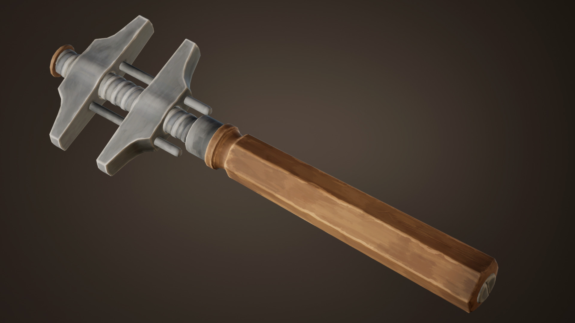 Tool Pack Handpainted Stylized VR Game Ready Low-poly 3D model_9