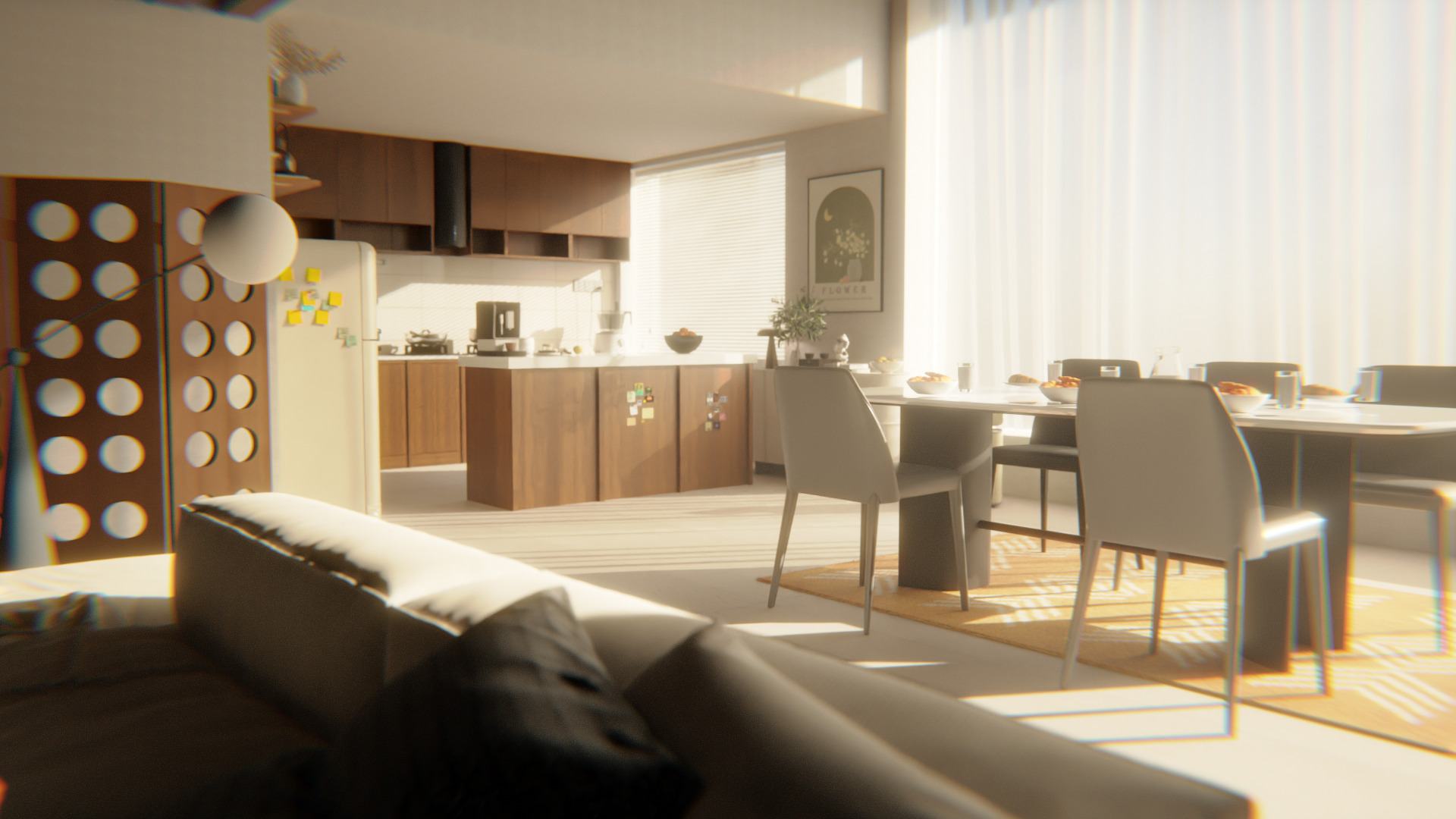 Breakfast room 3D model_0
