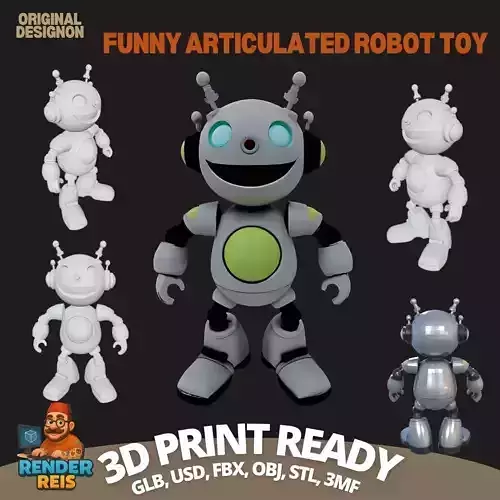 Funny Articulated Robot Toy