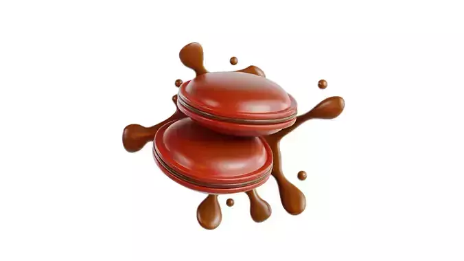 3D Dorayaki Chocolate
