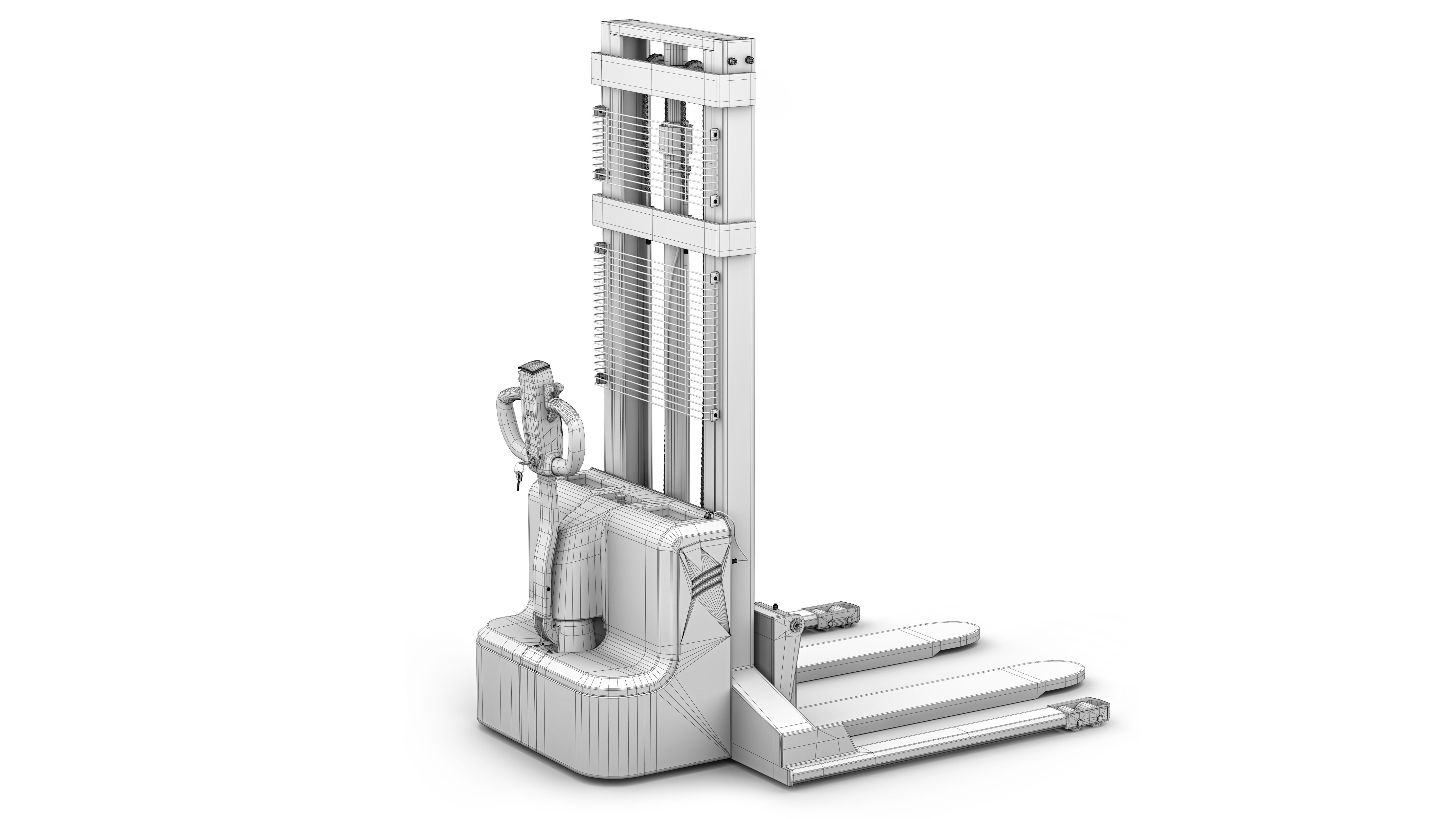 PALLET STACKER ES-15K 3D model_8