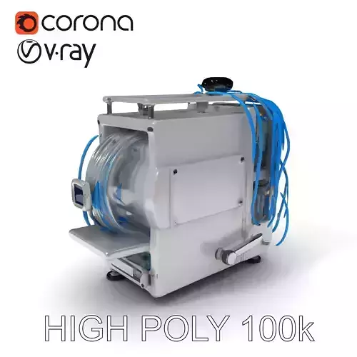 Industrial Machine with Cables Model Pack