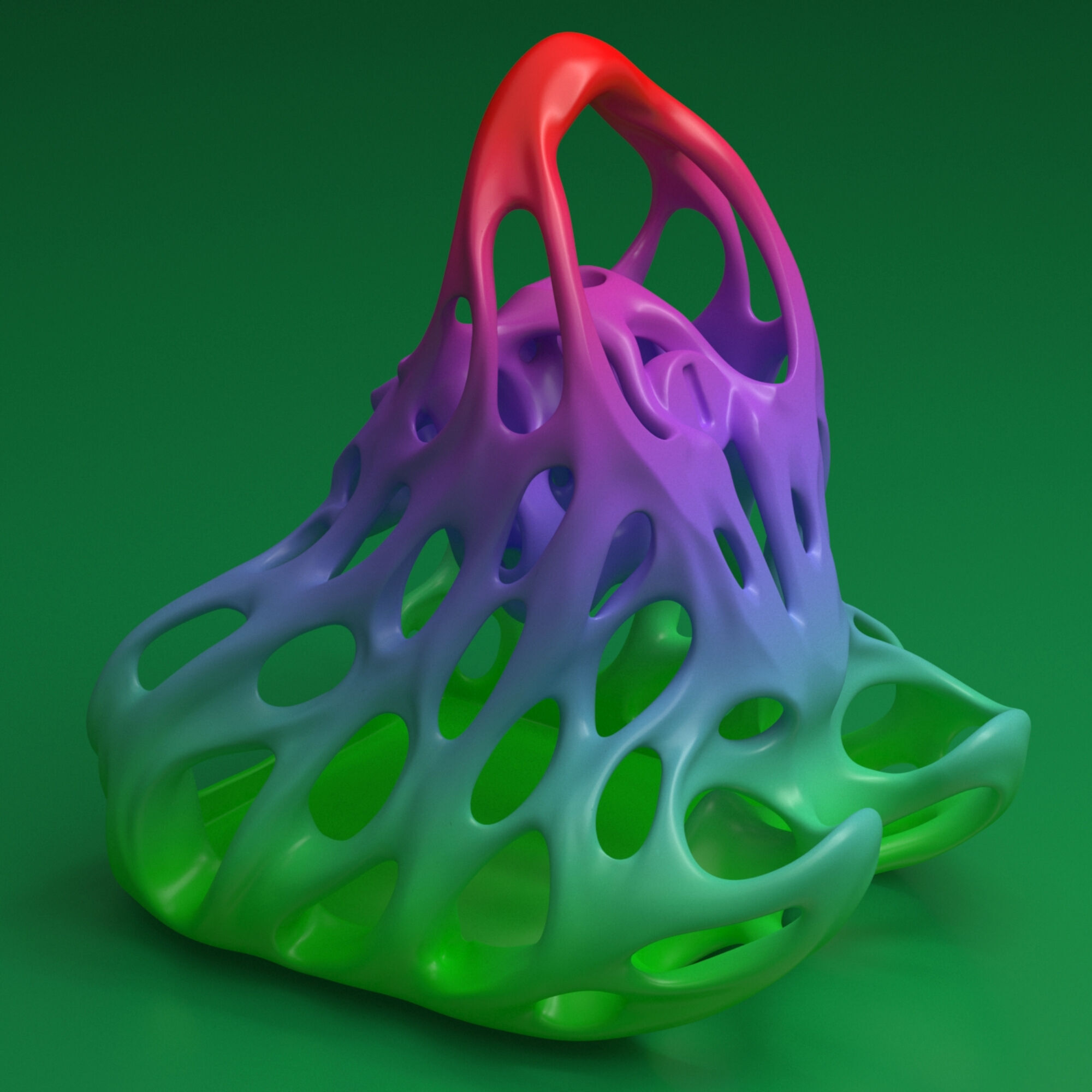Futuristic Stand 3D print model_4