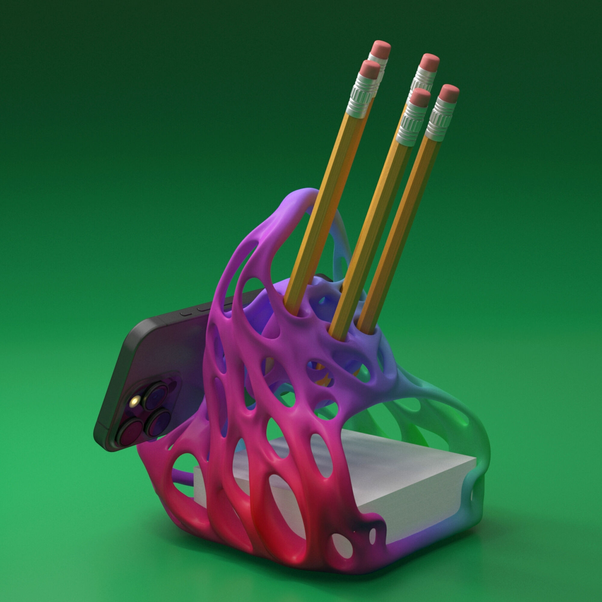 Futuristic Stand 3D print model_7