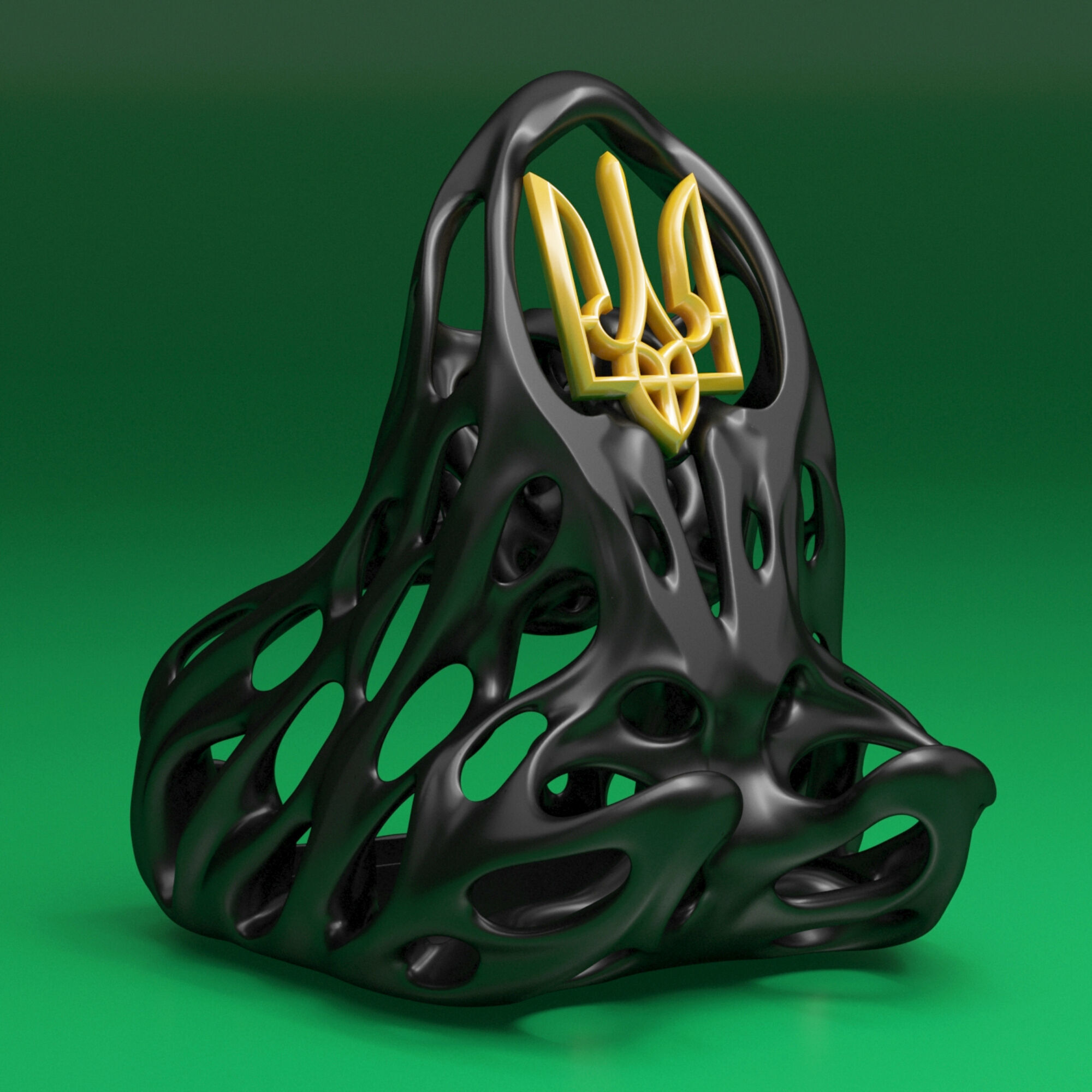 Futuristic Stand 3D print model_11