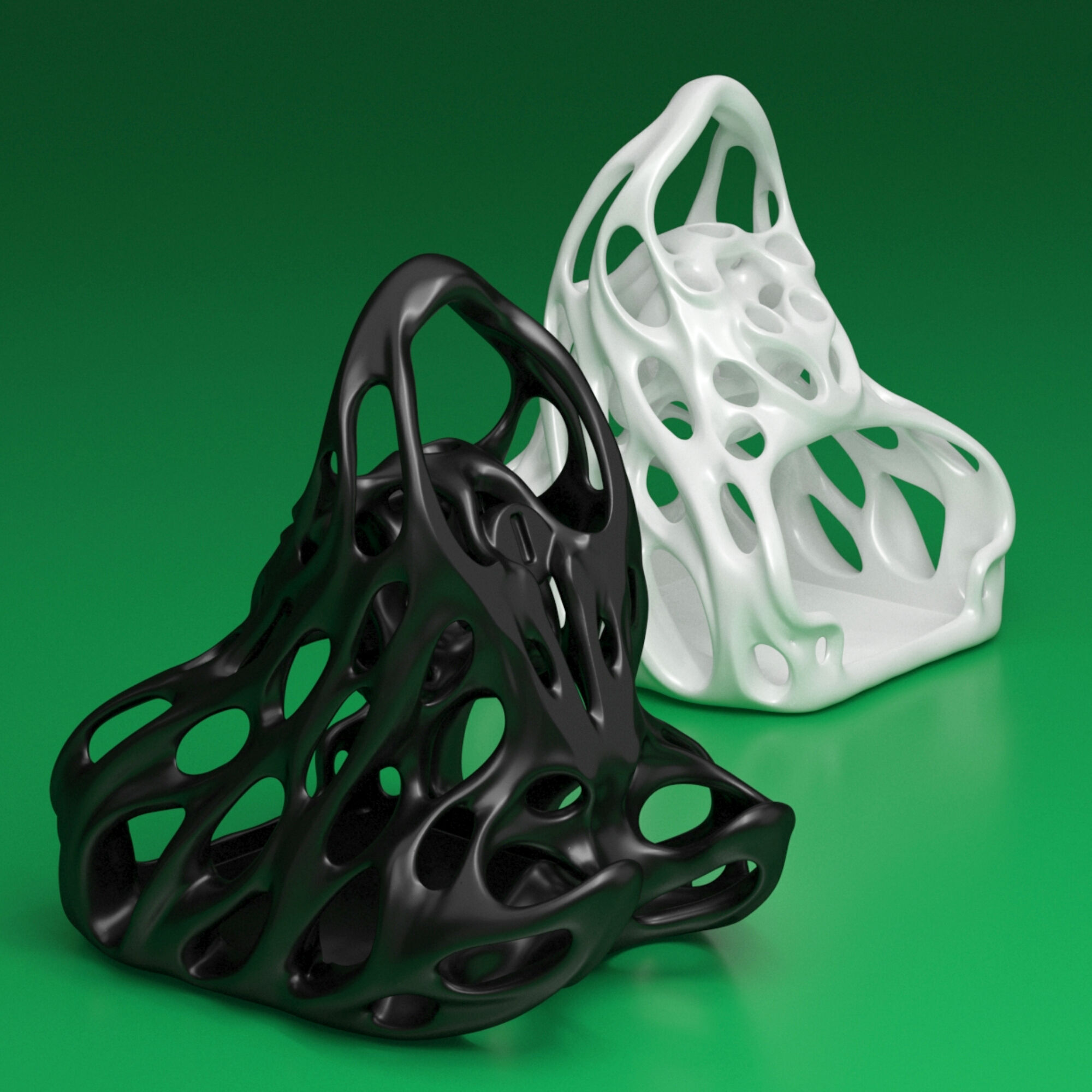 Futuristic Stand 3D print model_2