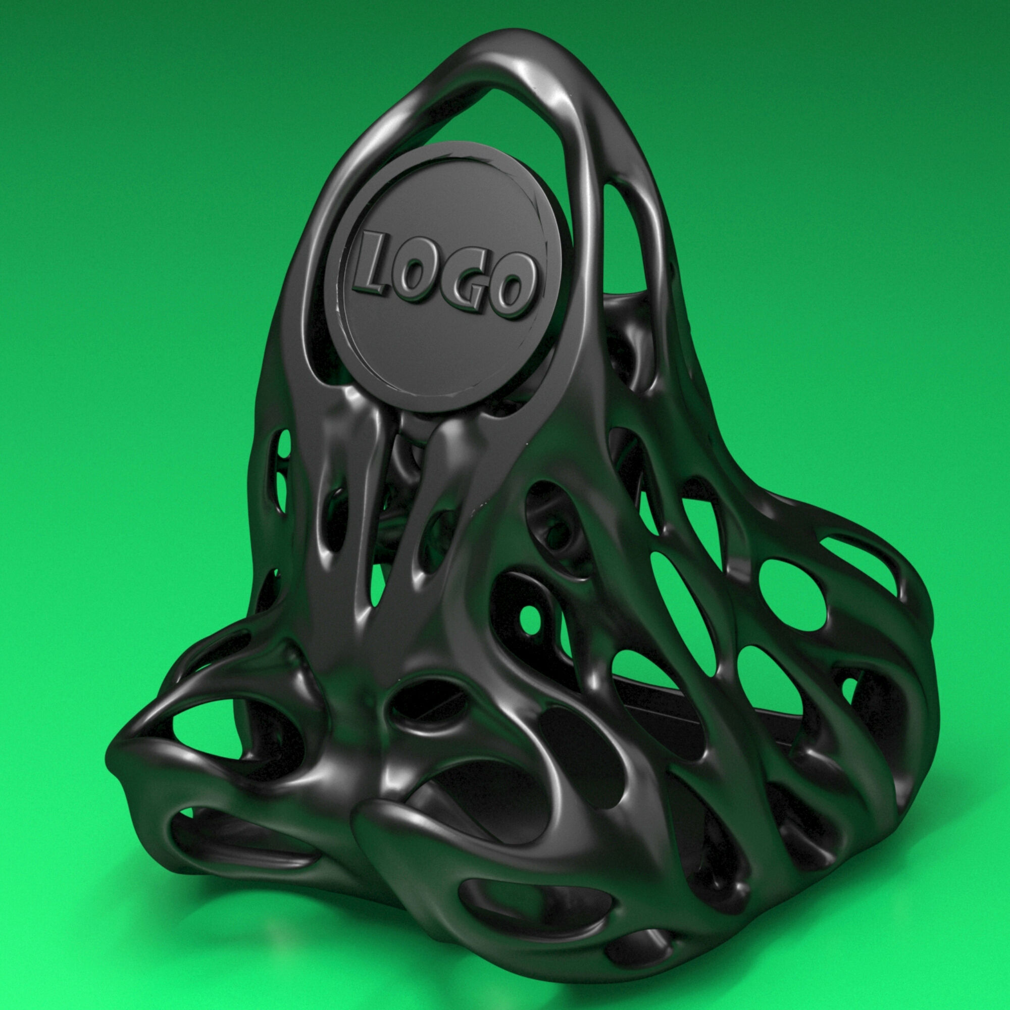 Futuristic Stand 3D print model_9