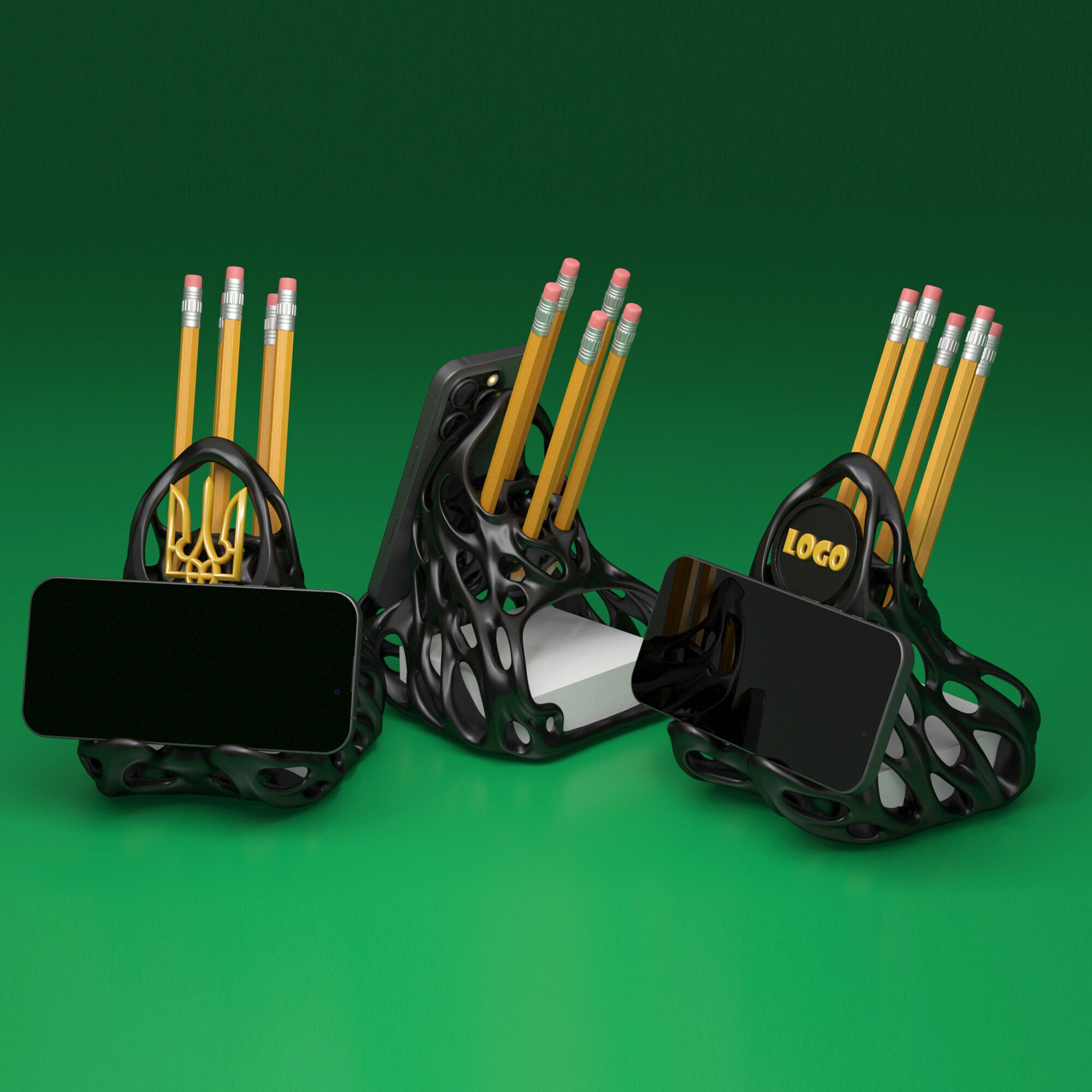 Futuristic Stand 3D print model_5