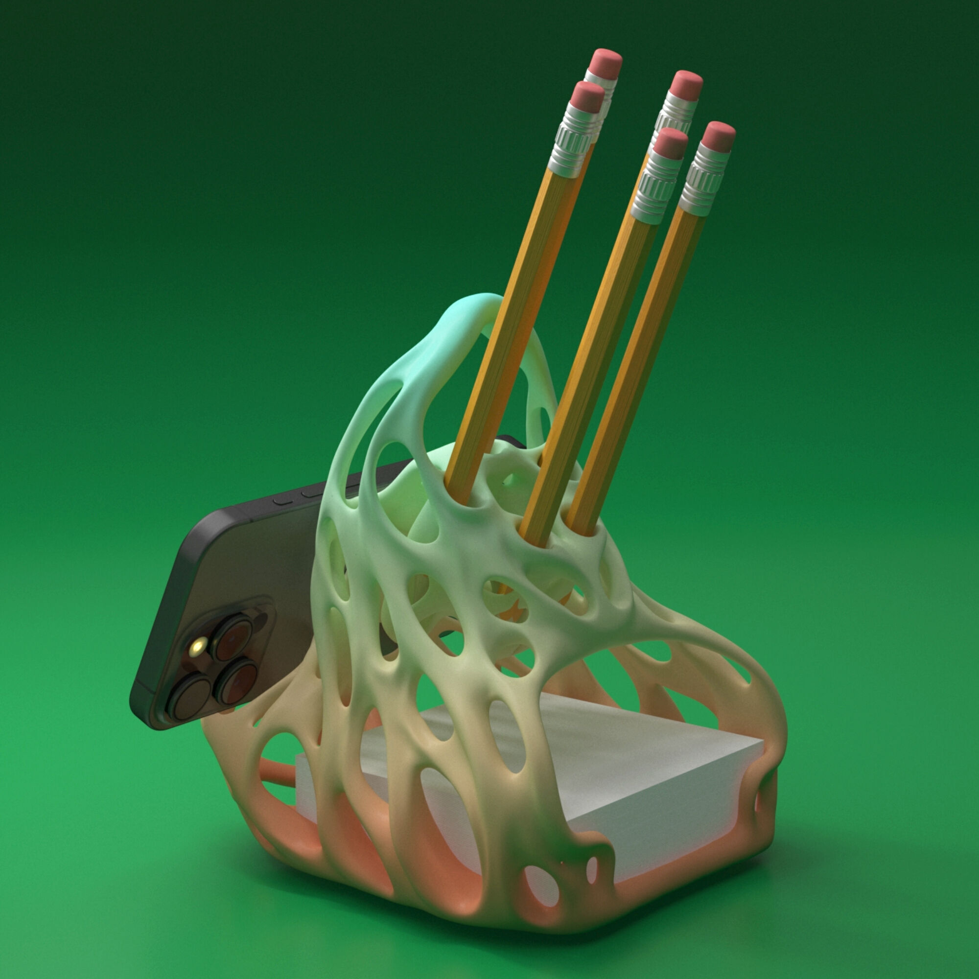 Futuristic Stand 3D print model_8