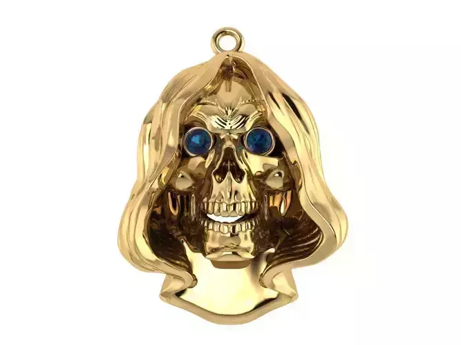 Skull Pendant Necklace   