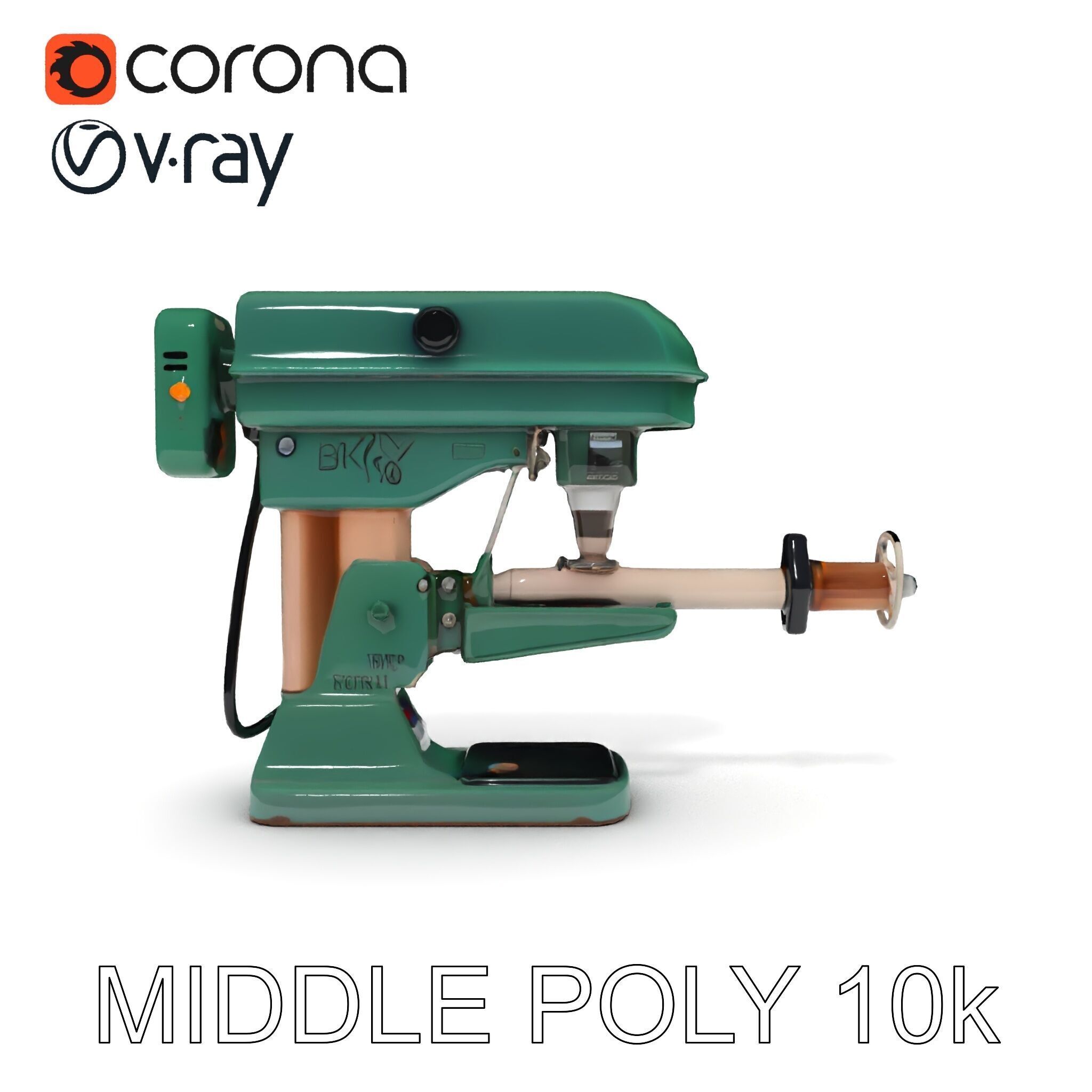 Industrial Drill Press Model Pack for D Rendering and Game De... Low-poly 3D model_19