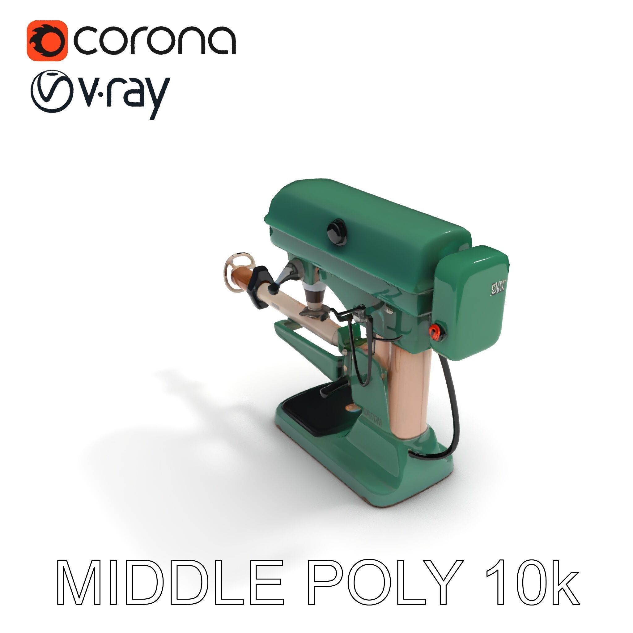 Industrial Drill Press Model Pack for D Rendering and Game De... Low-poly 3D model_28