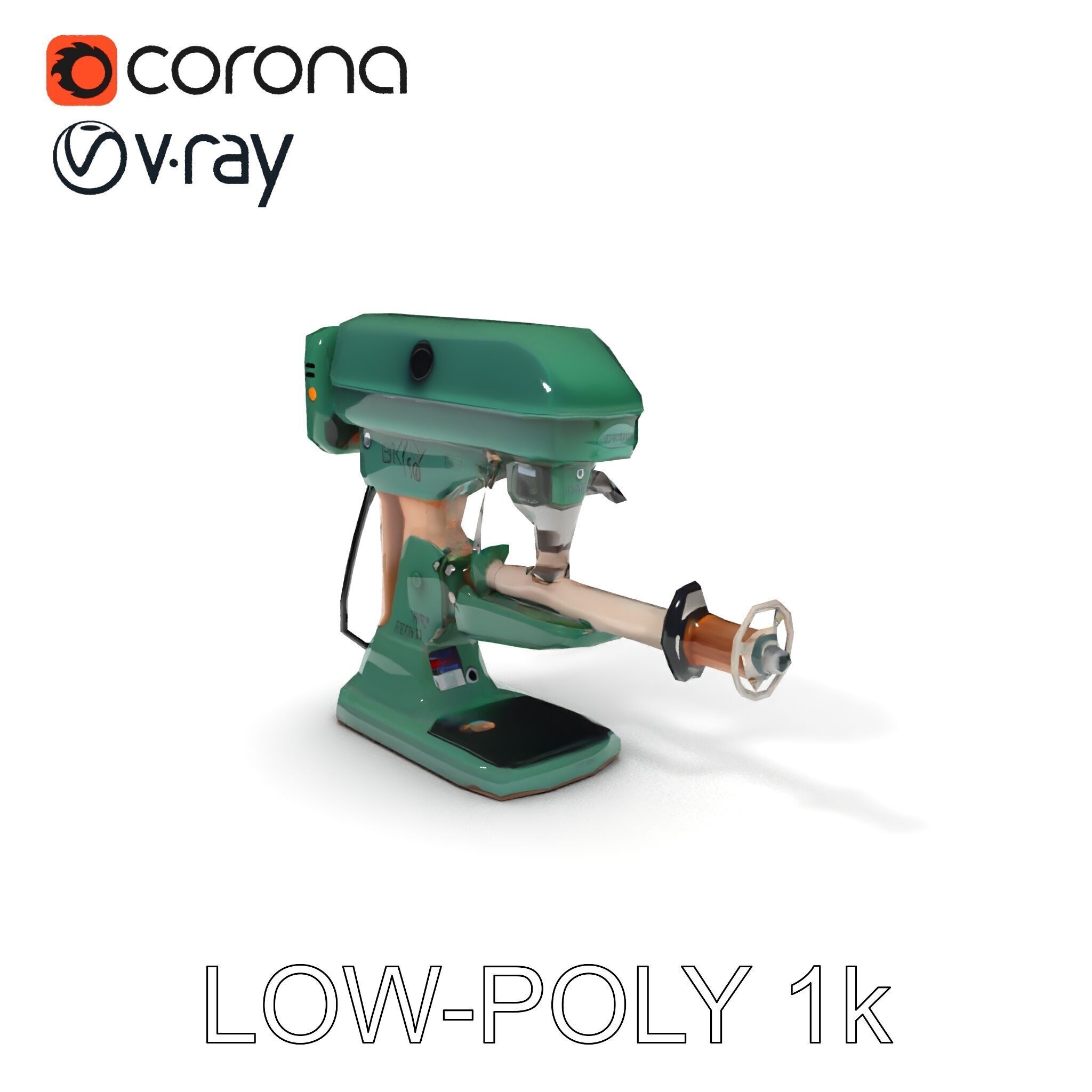 Industrial Drill Press Model Pack for D Rendering and Game De... Low-poly 3D model_29