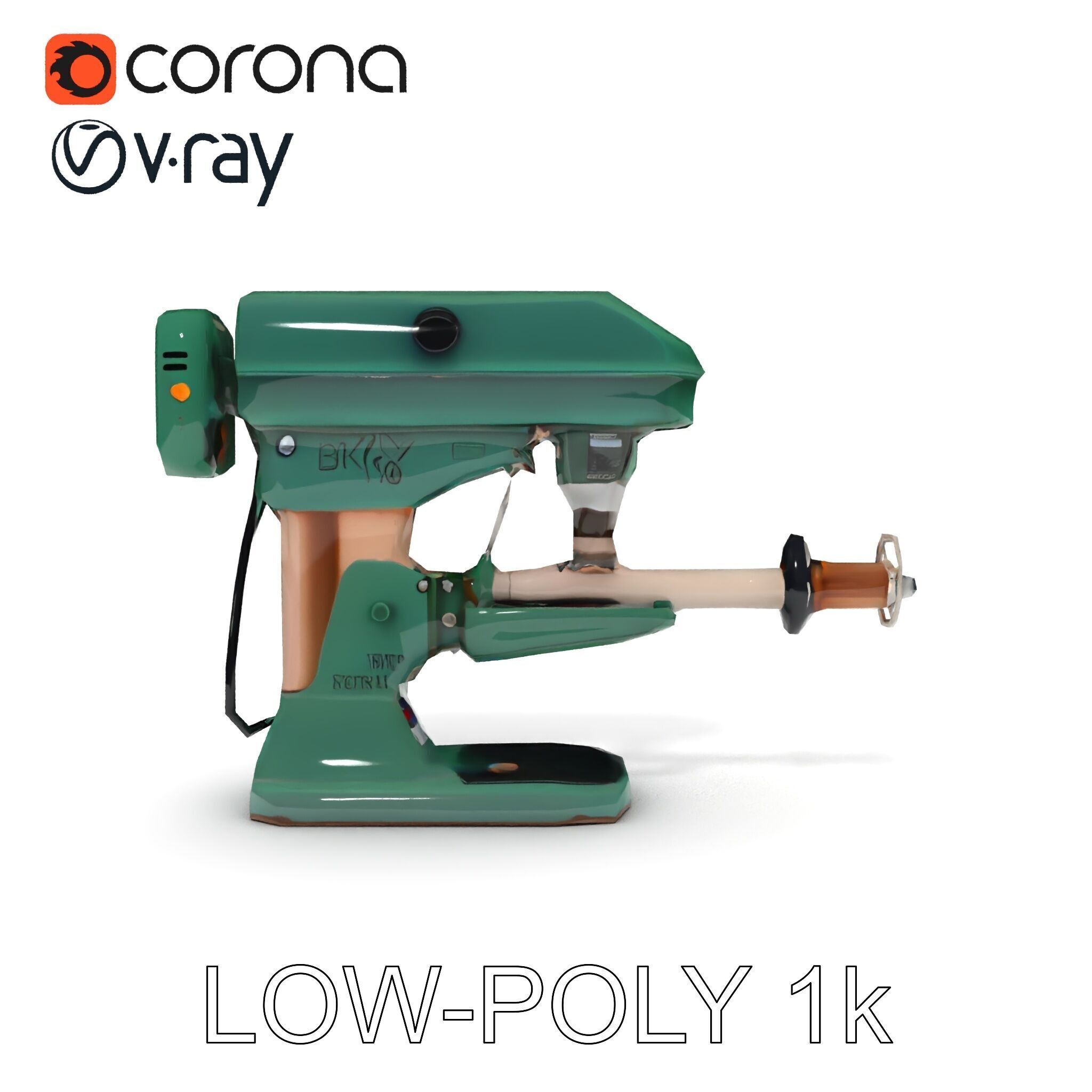 Industrial Drill Press Model Pack for D Rendering and Game De... Low-poly 3D model_17