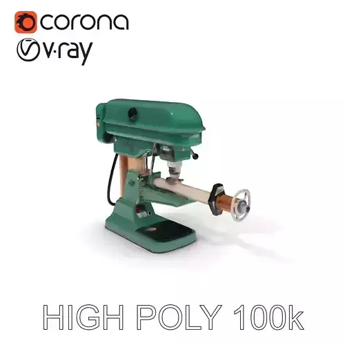 Industrial Drill Press Model Pack for D Rendering and Game Design