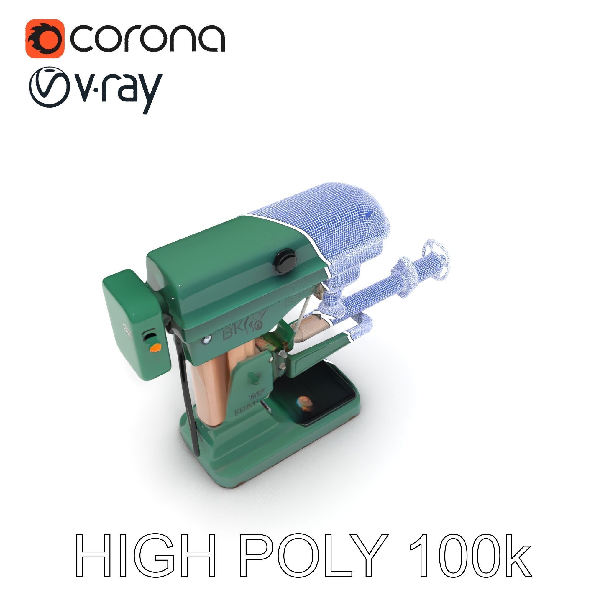 Industrial Drill Press Model Pack for D Rendering and Game De... Low-poly 3D model_27