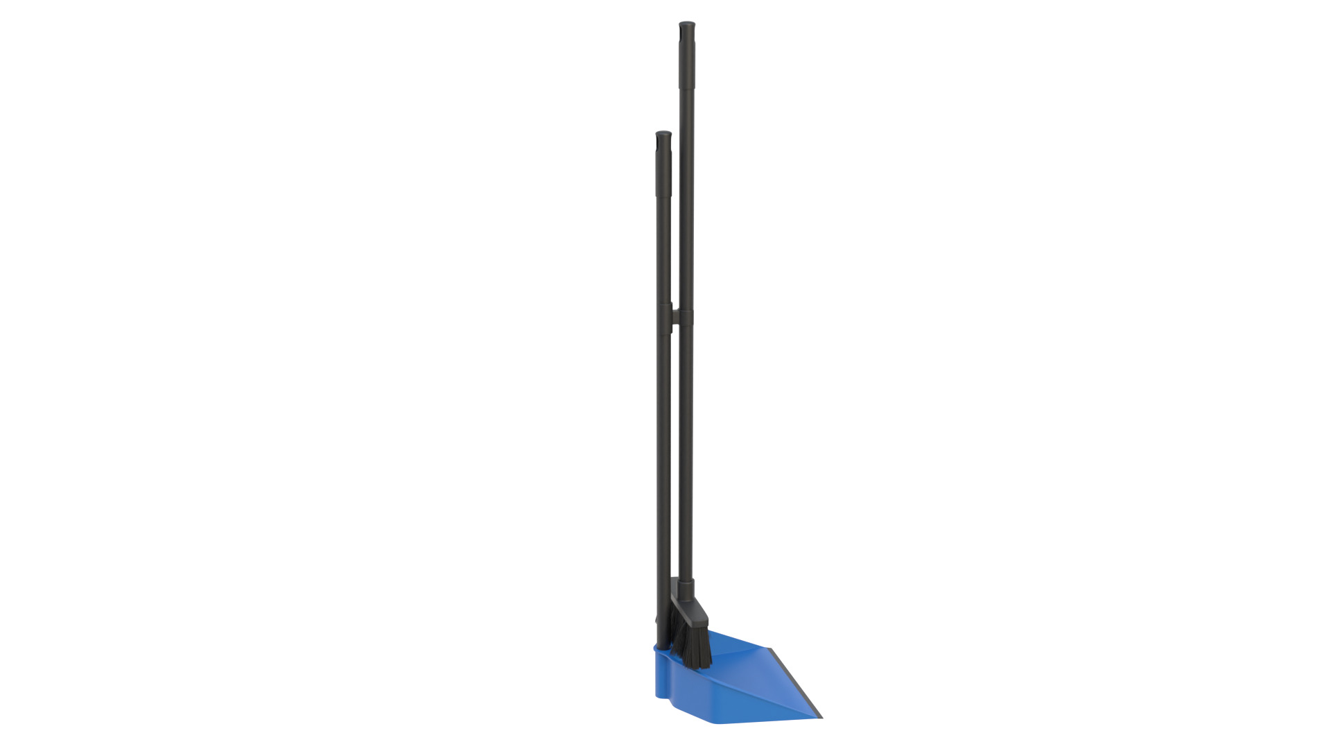 Dustpan with brush 3D model_7