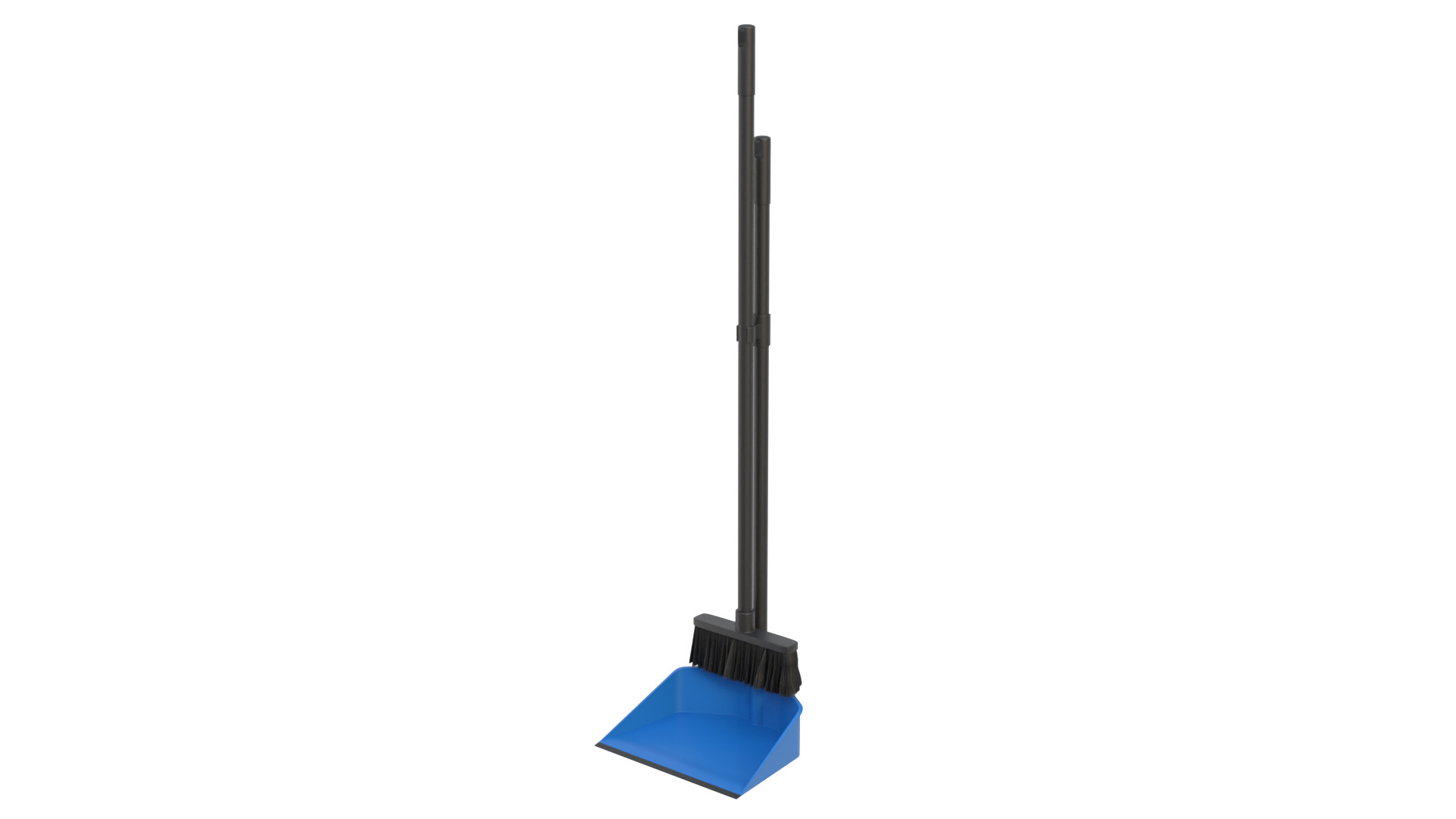 Dustpan with brush 3D model_10