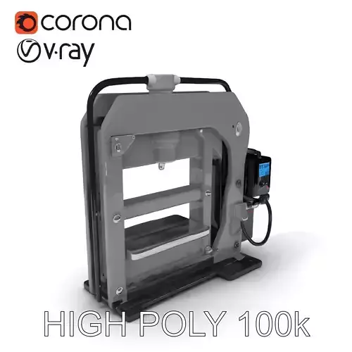 Industrial Hydraulic Press D Model Pack with High Detail