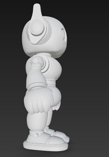 Future Fun in 3D Poseable Cute Robot Toy Model 3D print model_7