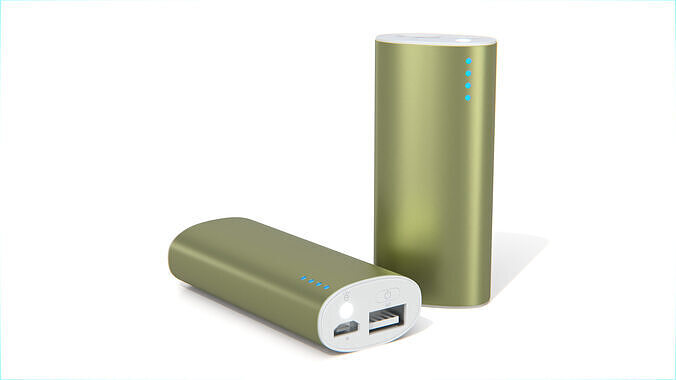 PowerBank No 02 Low-poly 3D model