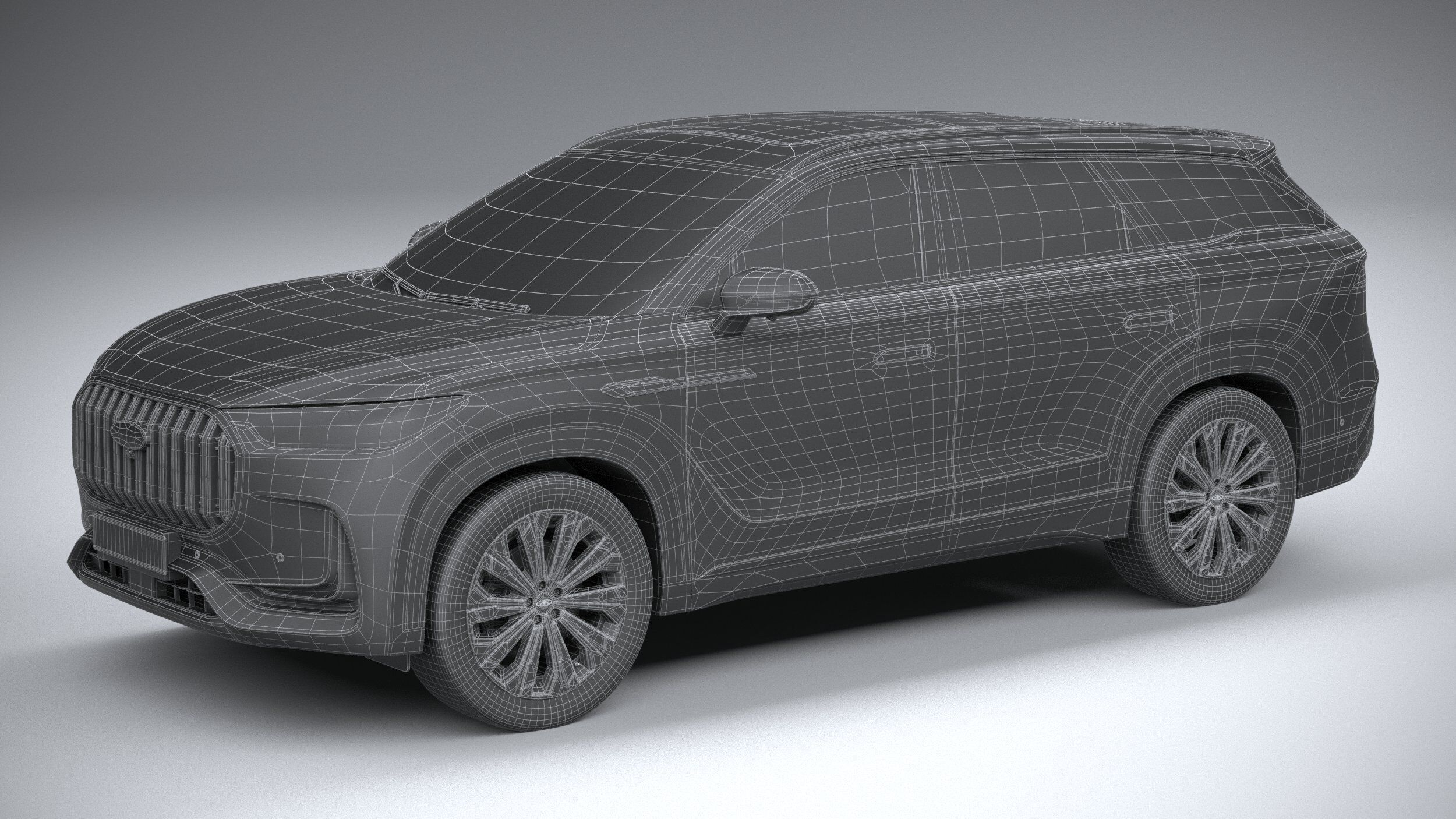 Chery Tiggo 9 2025 3D model_28