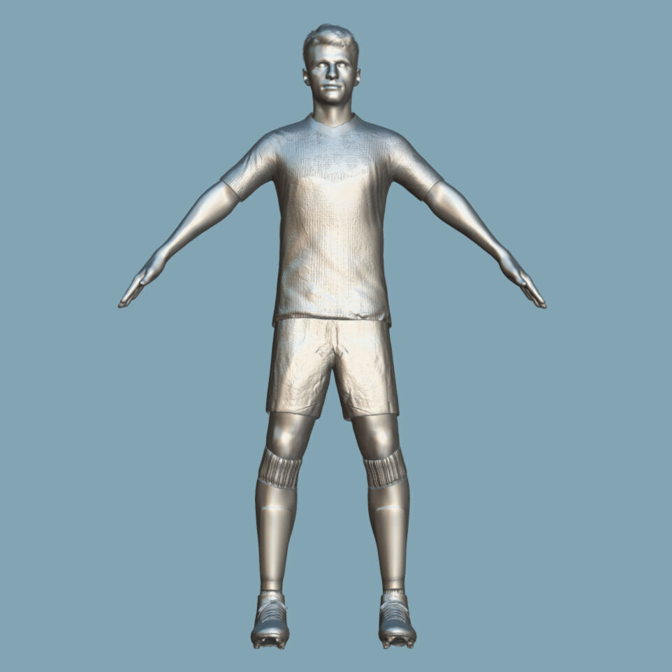 T-Pose Rigged Thomas Muller Bayern Munich 24-25 3D model_4