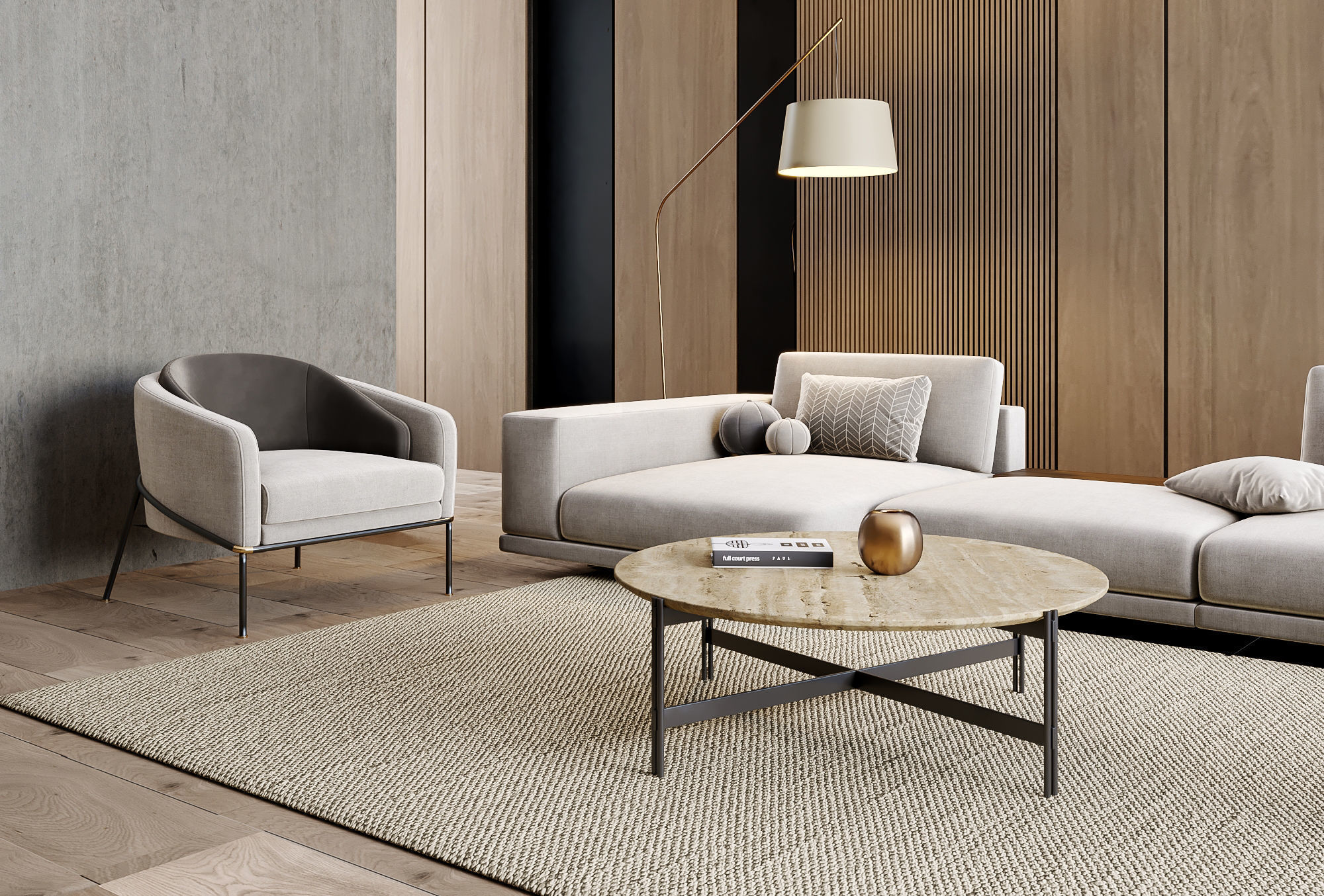 Interior Render-Ready 3D Scene With Natural Lighting VOL 04 3D Model Collection_13