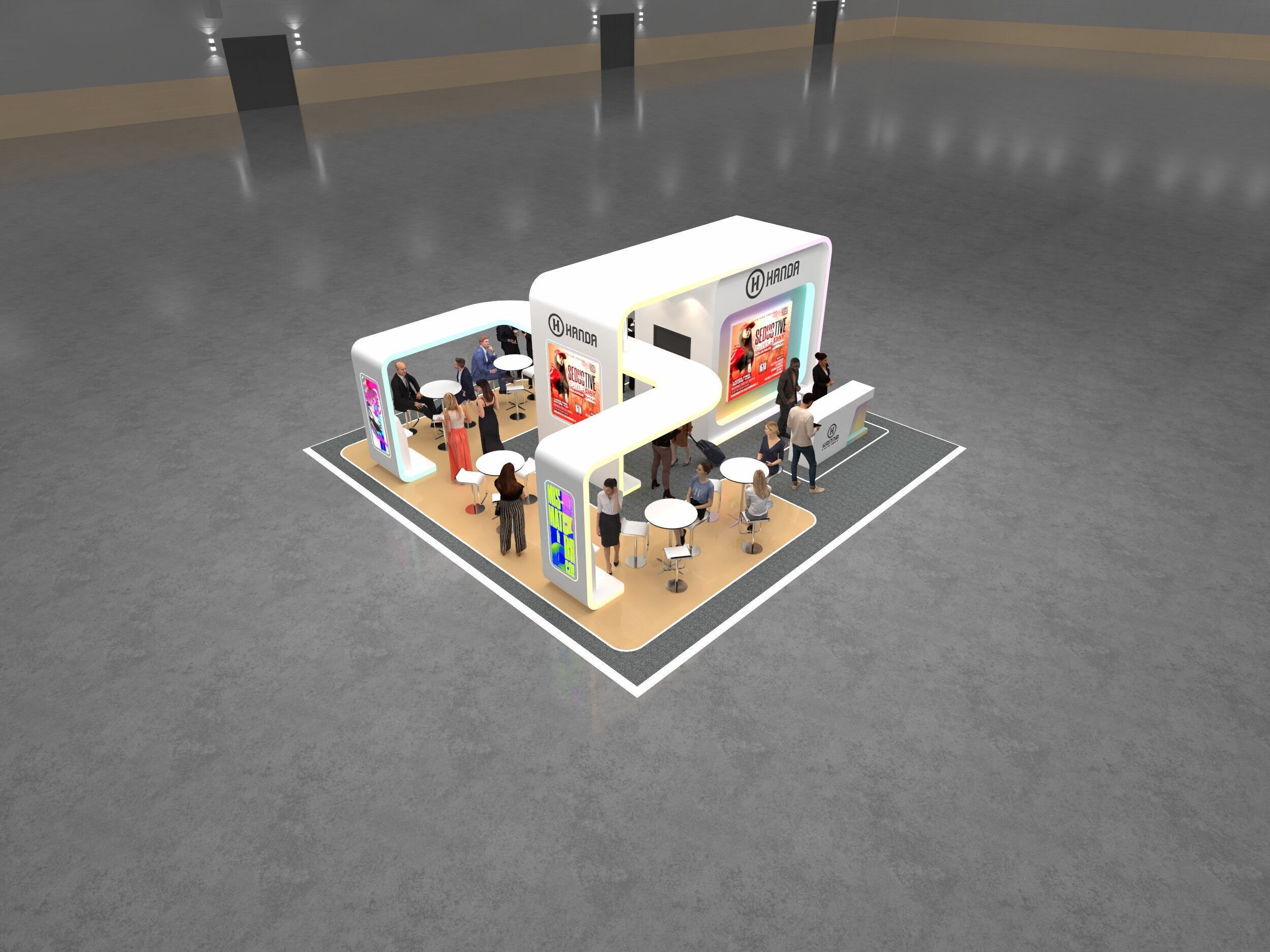 THE 9X9 MODERN EXHIBITION BOOTH 3D model_2