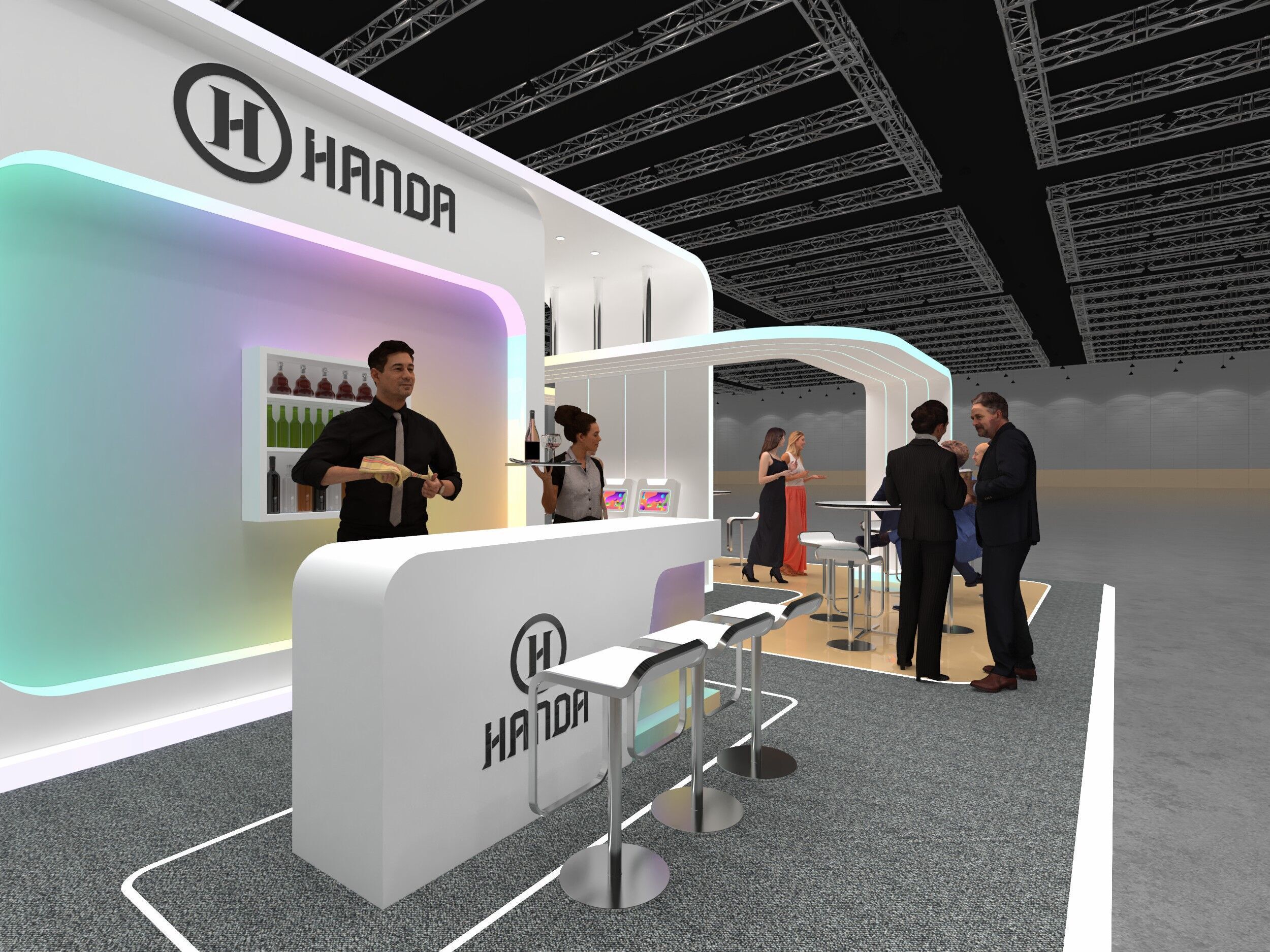 THE 9X9 MODERN EXHIBITION BOOTH 3D model_4