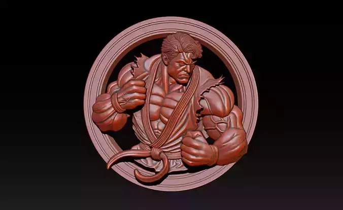 Muscle Superhero 3D print model