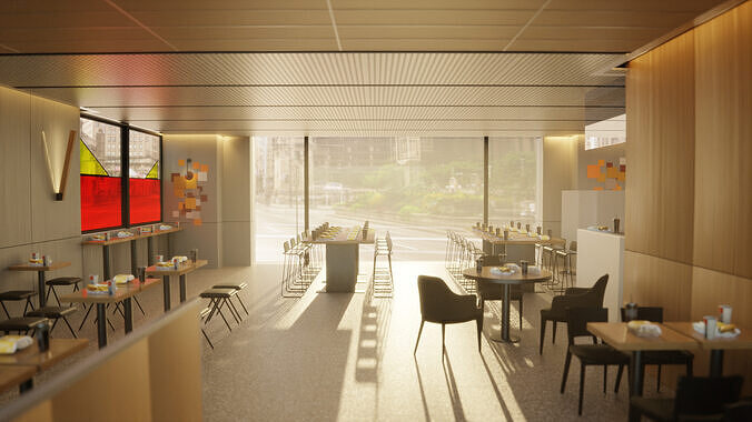 Restaurant 3D model