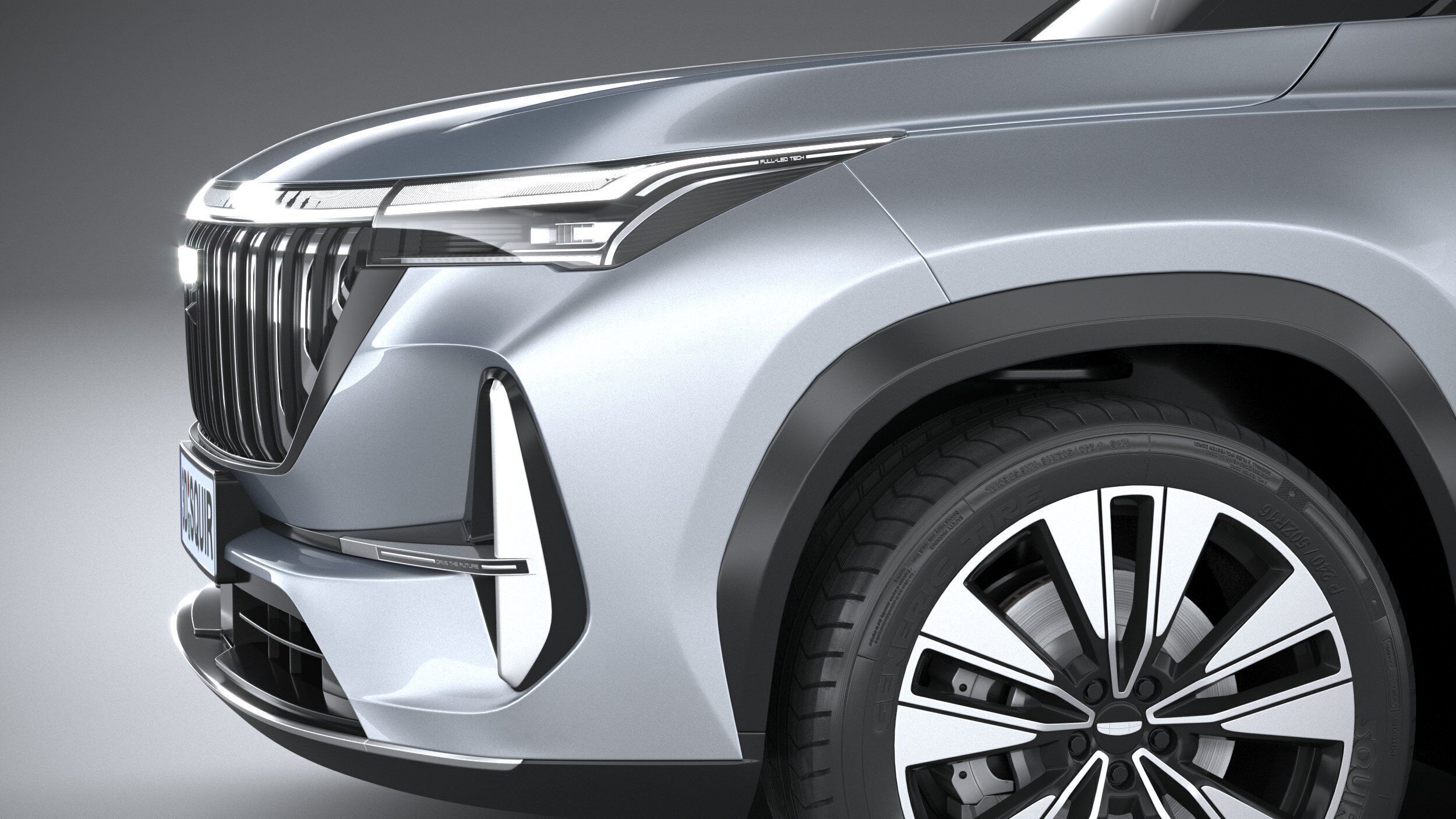 Geely Boyue L 2026 3D model_3