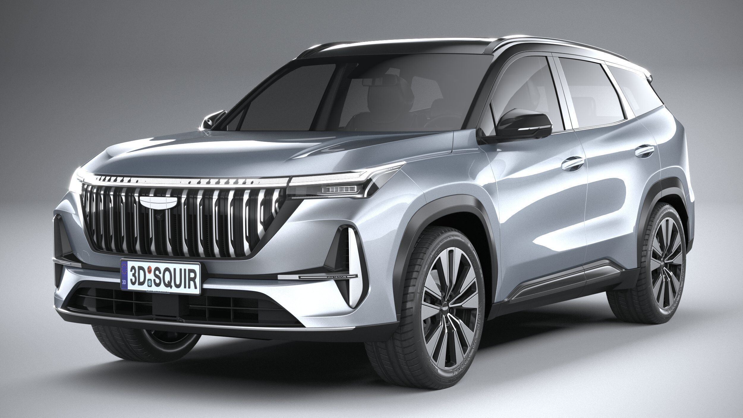 Geely Boyue L 2026 3D model_2