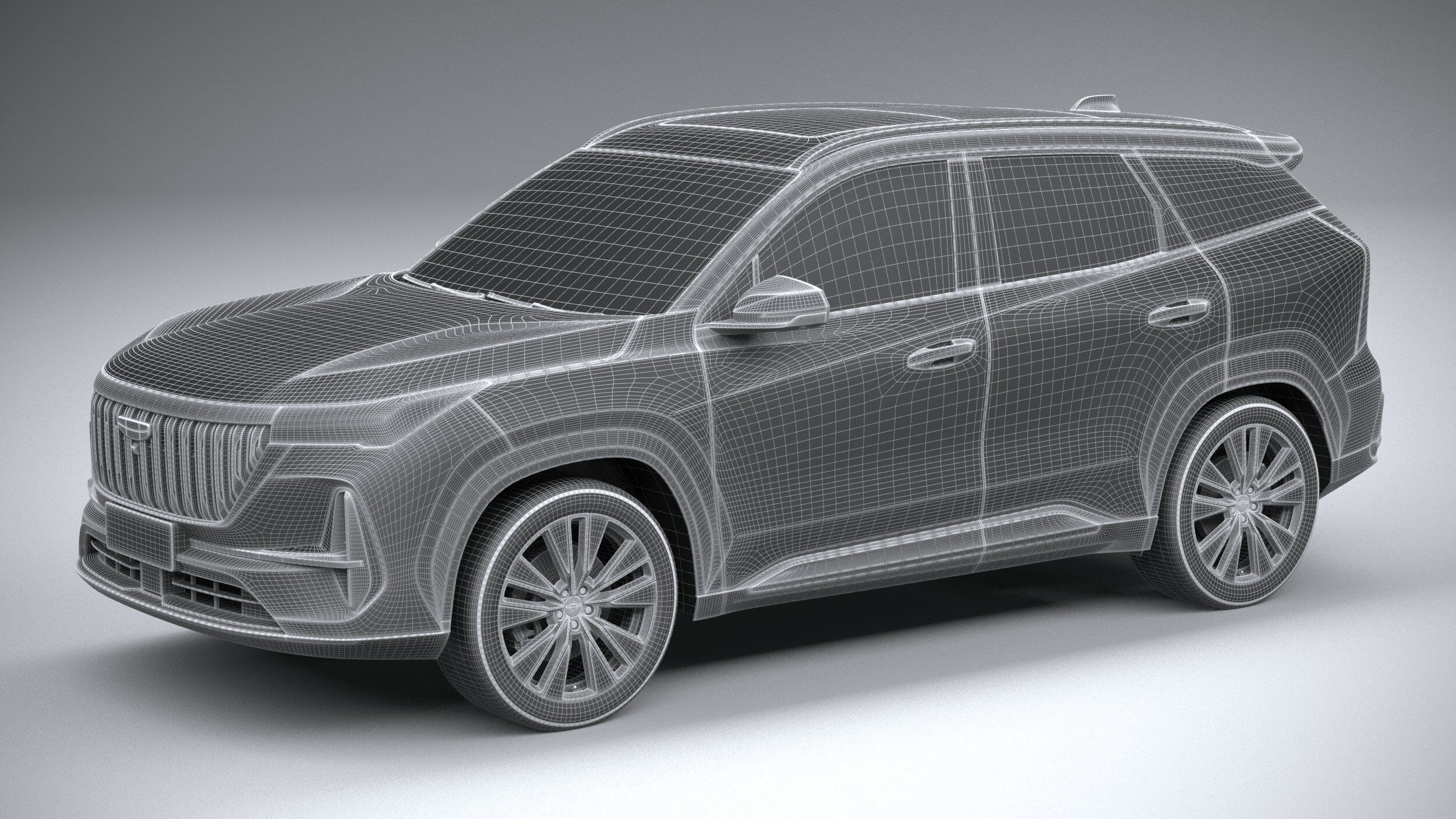 Geely Boyue L 2026 3D model_22