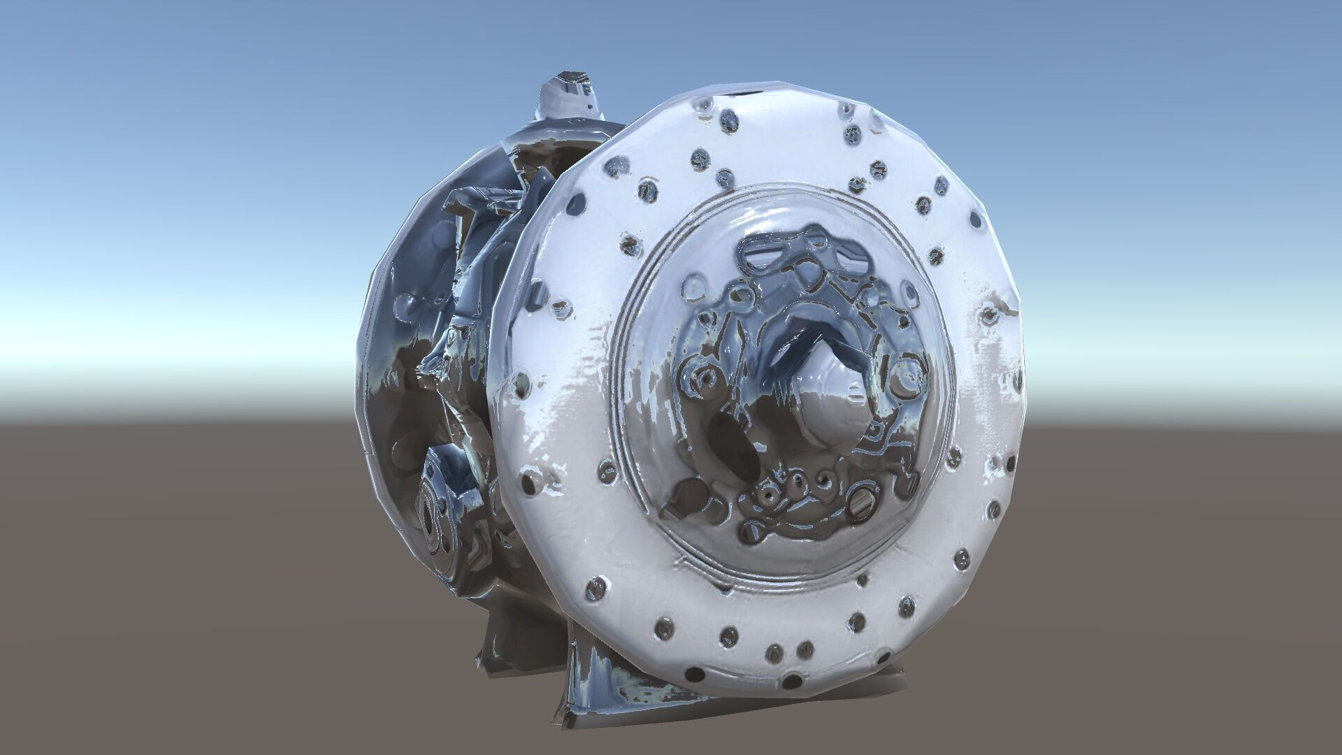 Industrial Gearbox Model Pack Low-poly 3D model_15