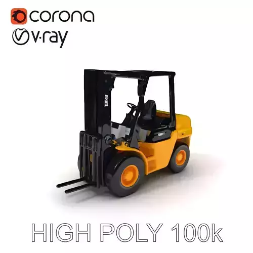 Forklift Truck D Model Pack