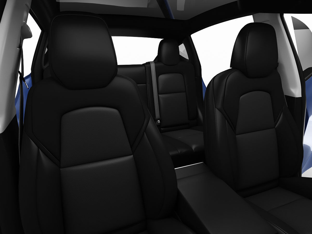 Tesla Model Y 2025 With Interior 3D model 3D model_24