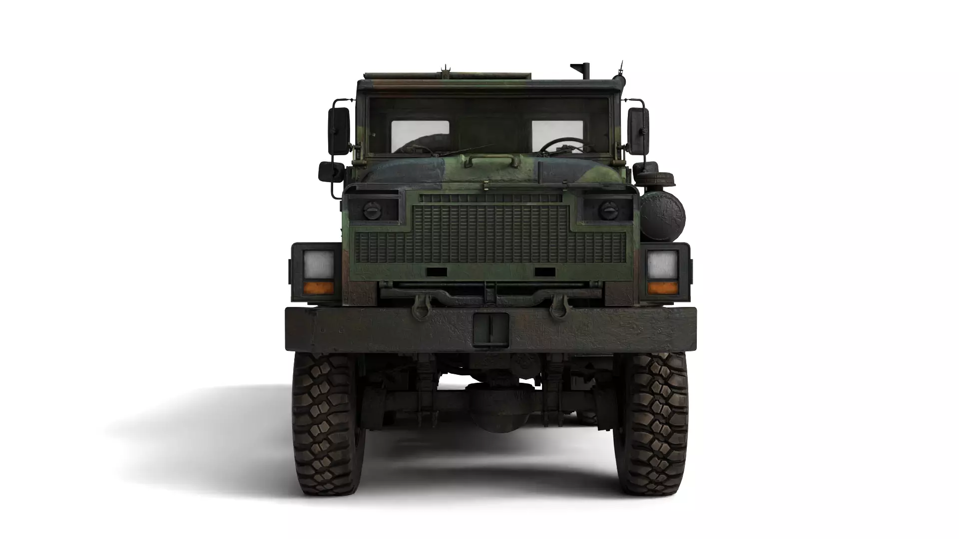 1982 Am General M939 Rigged Military Truck 3D Model 3D model_2