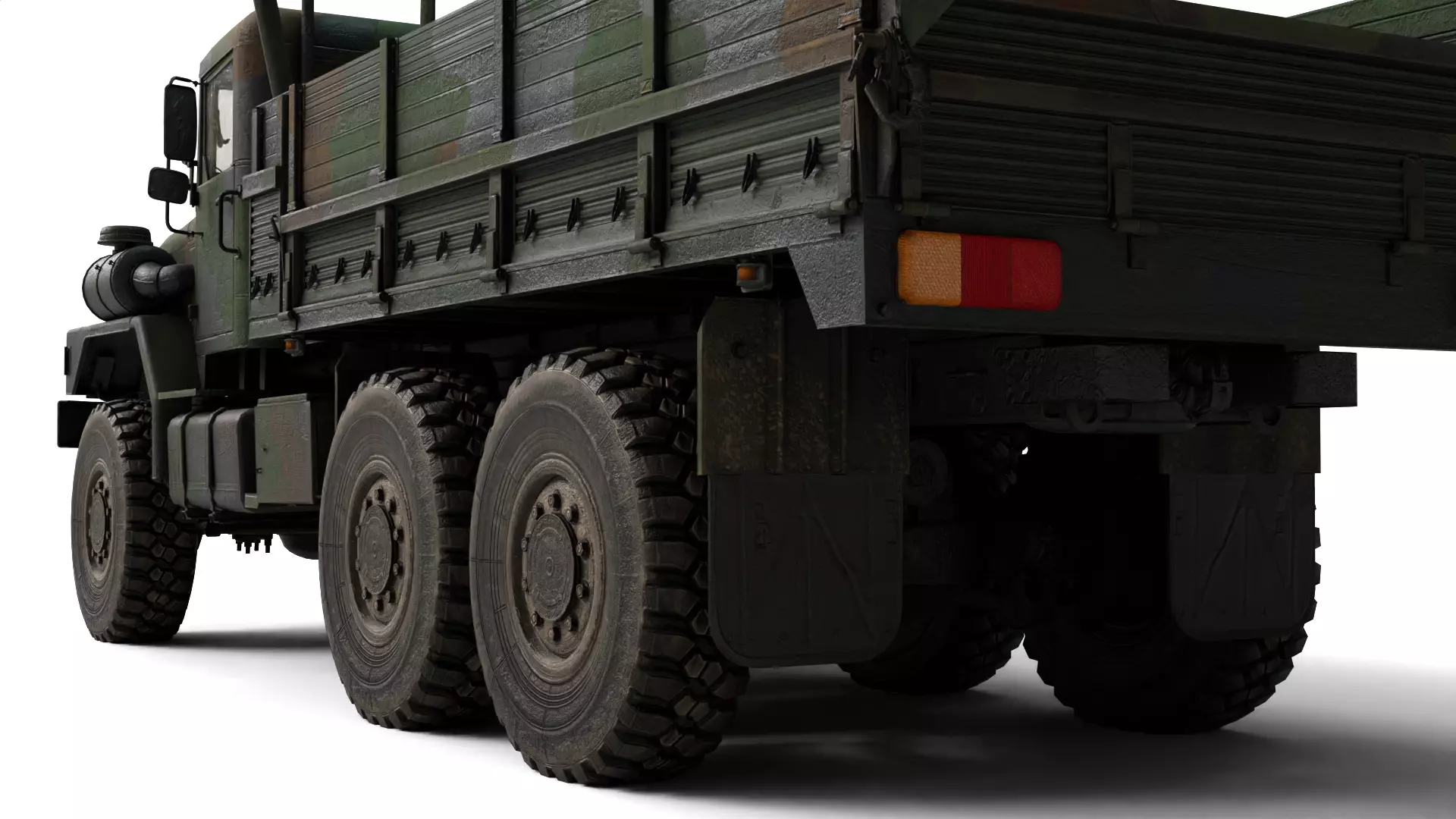 1982 Am General M939 Rigged Military Truck 3D Model 3D model_8