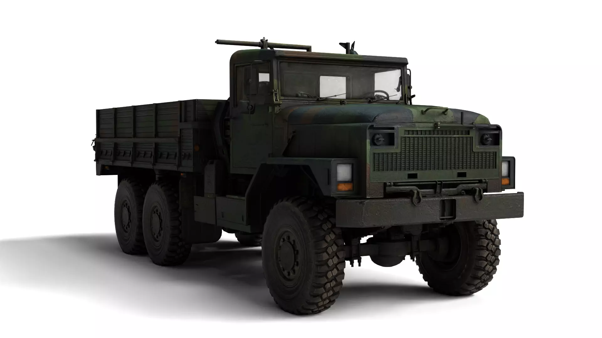 1982 Am General M939 Rigged Military Truck 3D Model 3D model_1