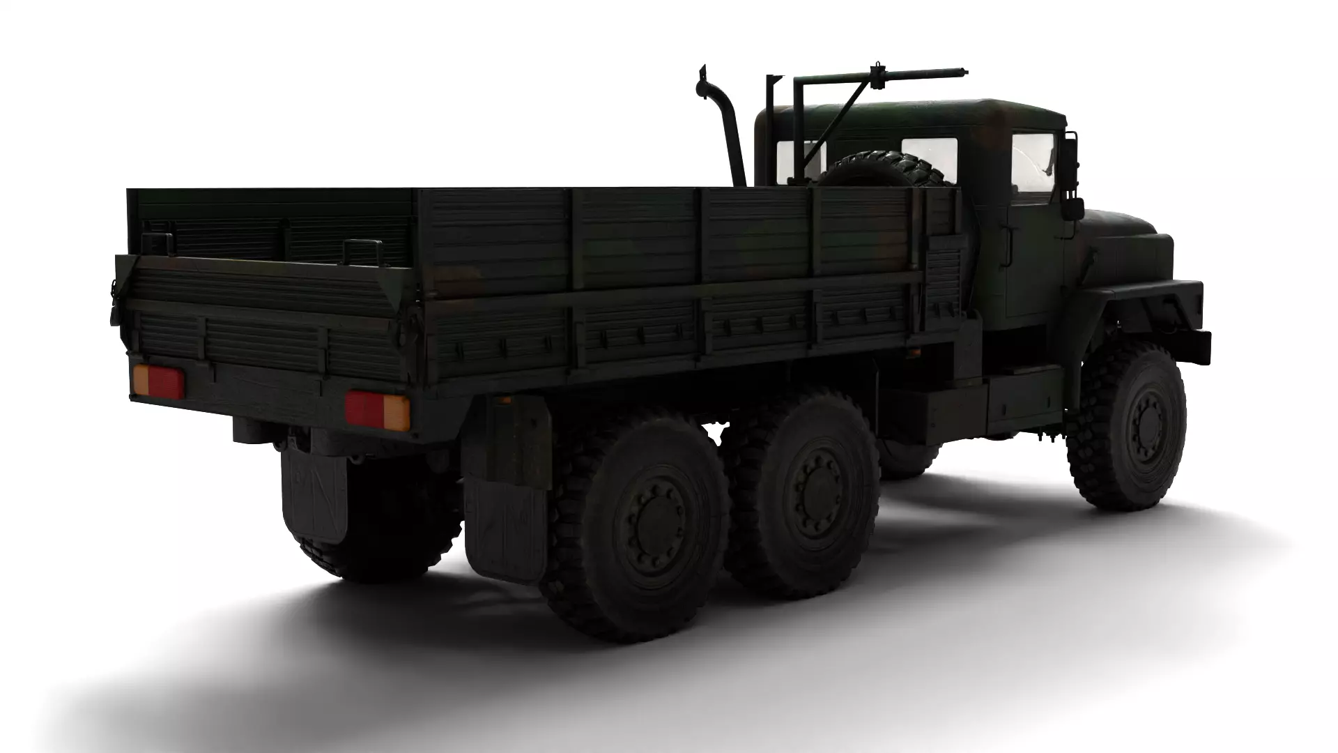 1982 Am General M939 Rigged Military Truck 3D Model 3D model_4
