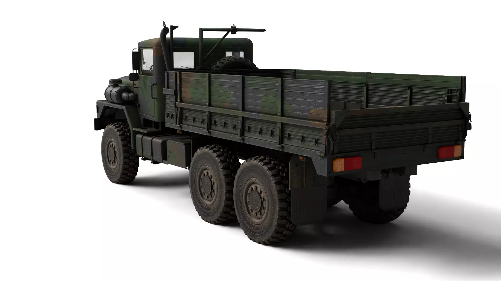 1982 Am General M939 Rigged Military Truck 3D Model 3D model_5