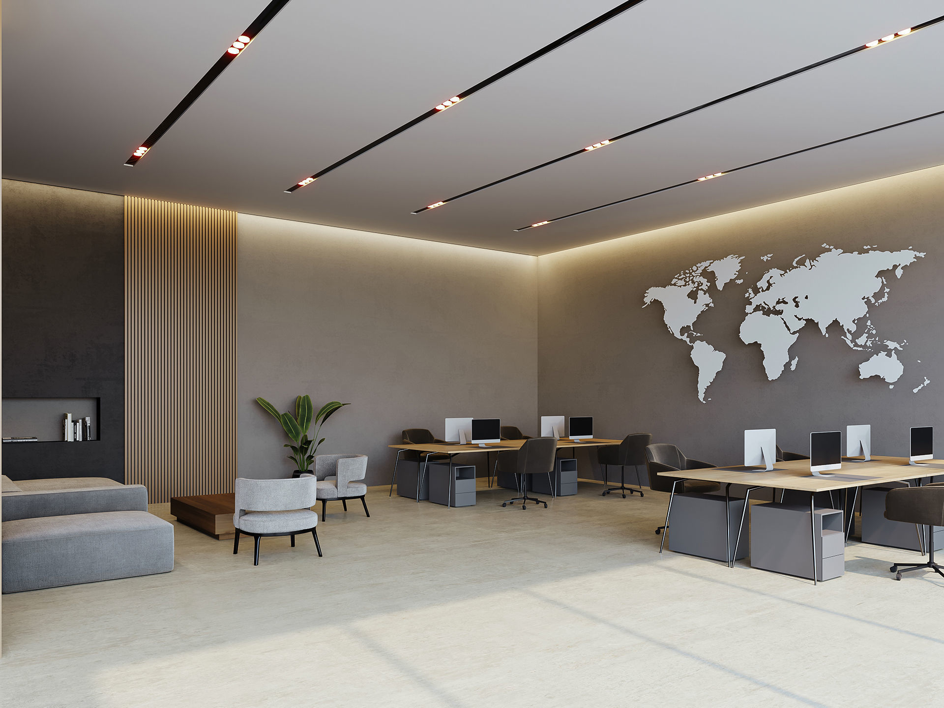 Interior office scene VOL 01 3D Model Collection_16