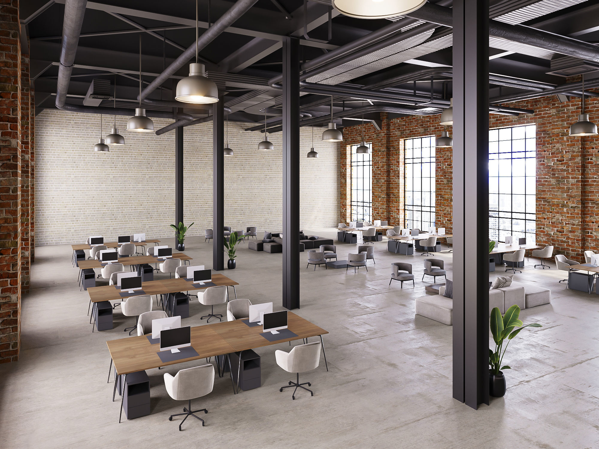 Interior office scene VOL 01 3D Model Collection_11