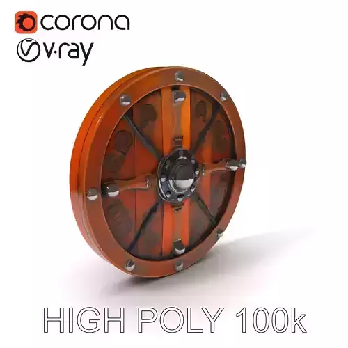 Medieval Wooden Shield Model Pack