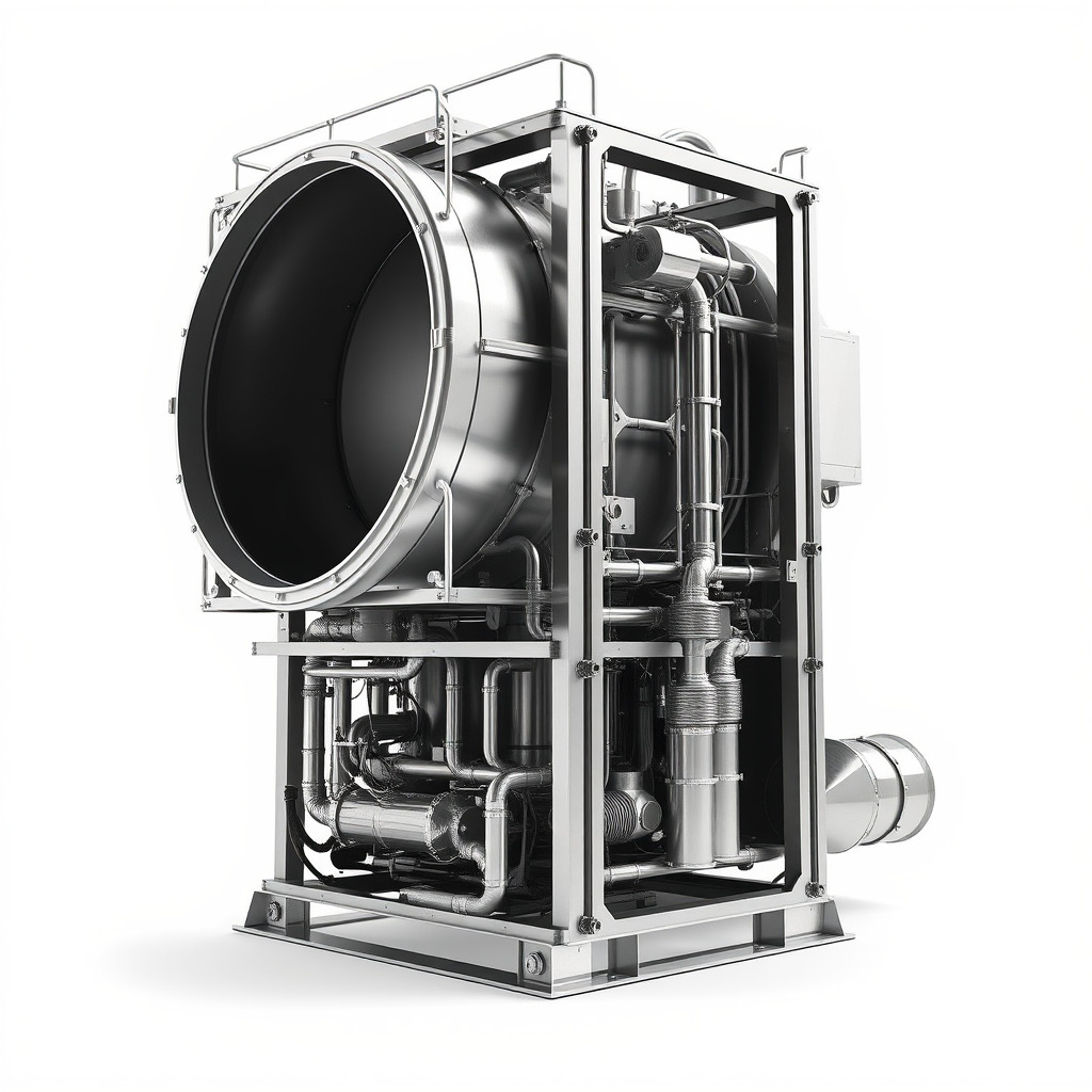 Industrial Machinery Engine Model Pack Low-poly 3D model_0