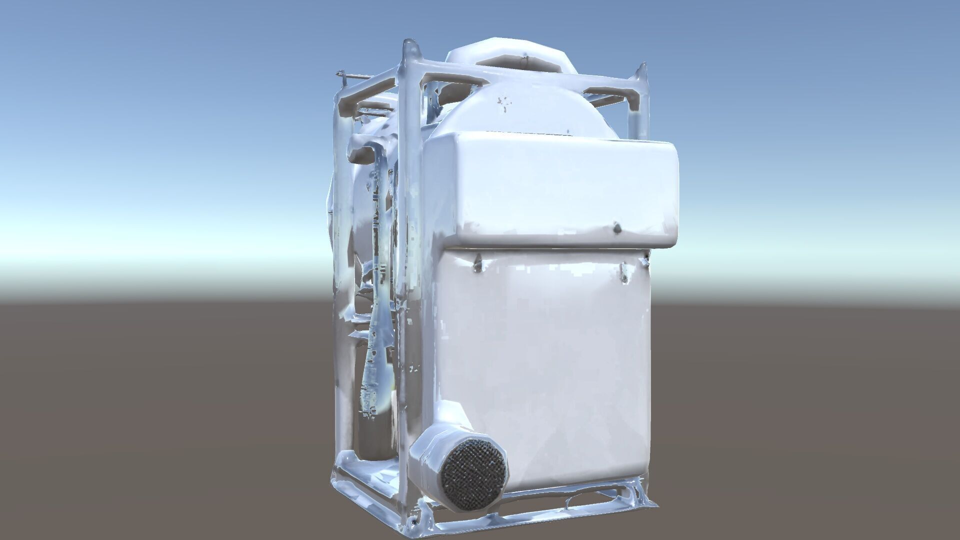 Industrial Machinery Engine Model Pack Low-poly 3D model_30